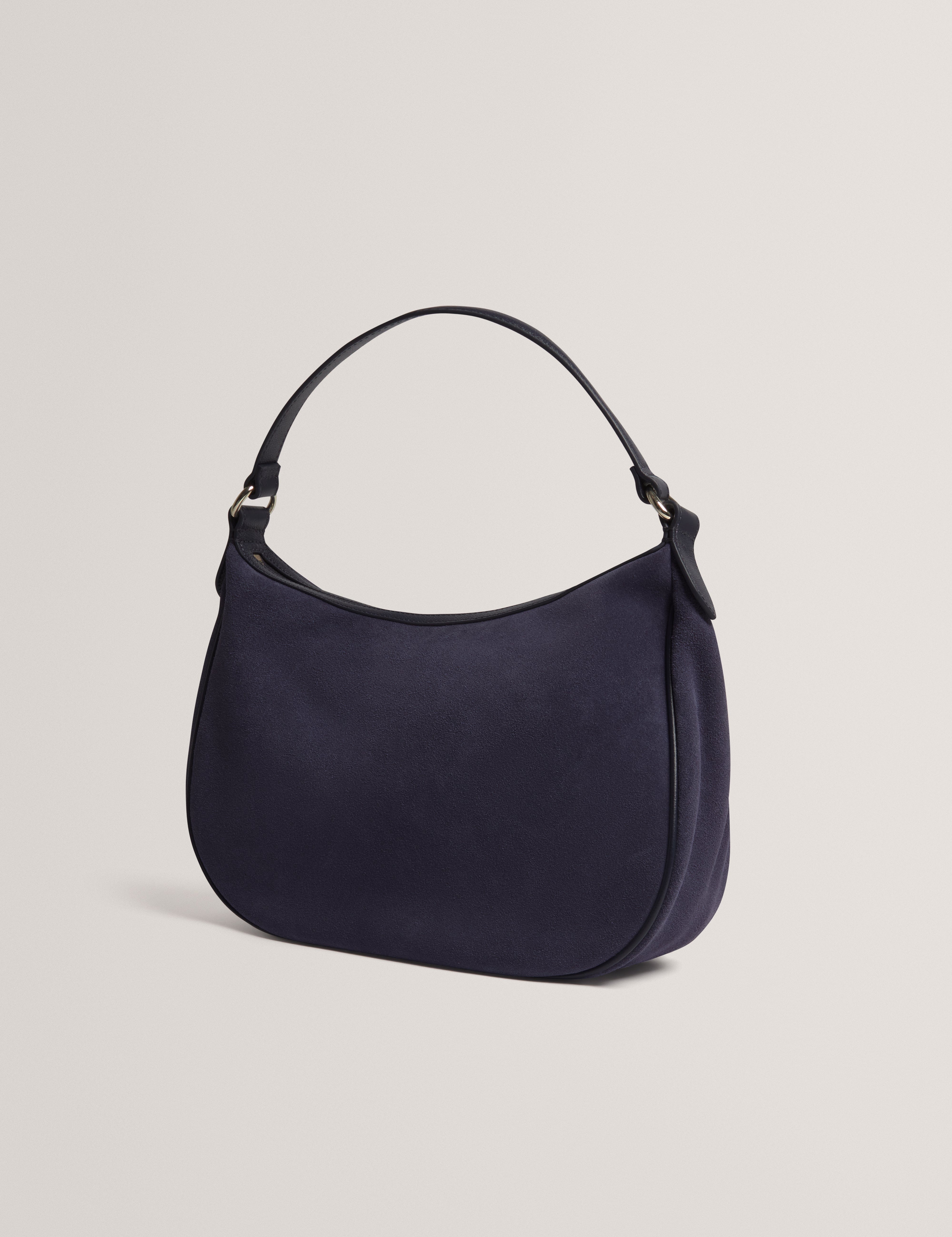 hobo Samiyra Webbing Suede Hobo Bag Dk - Blue