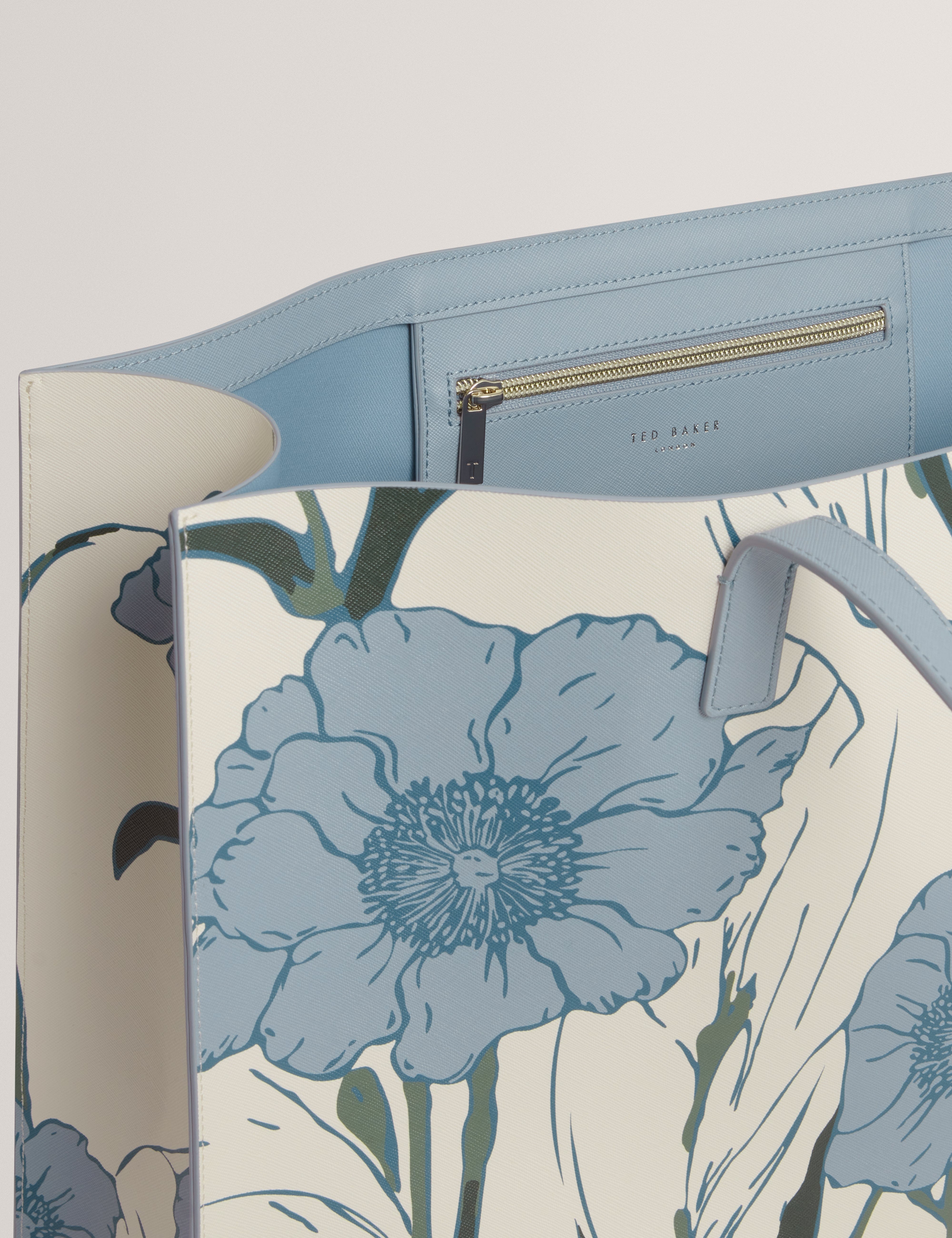 WHITE* Tooocon Floral Print Extra Large Icon Bag White