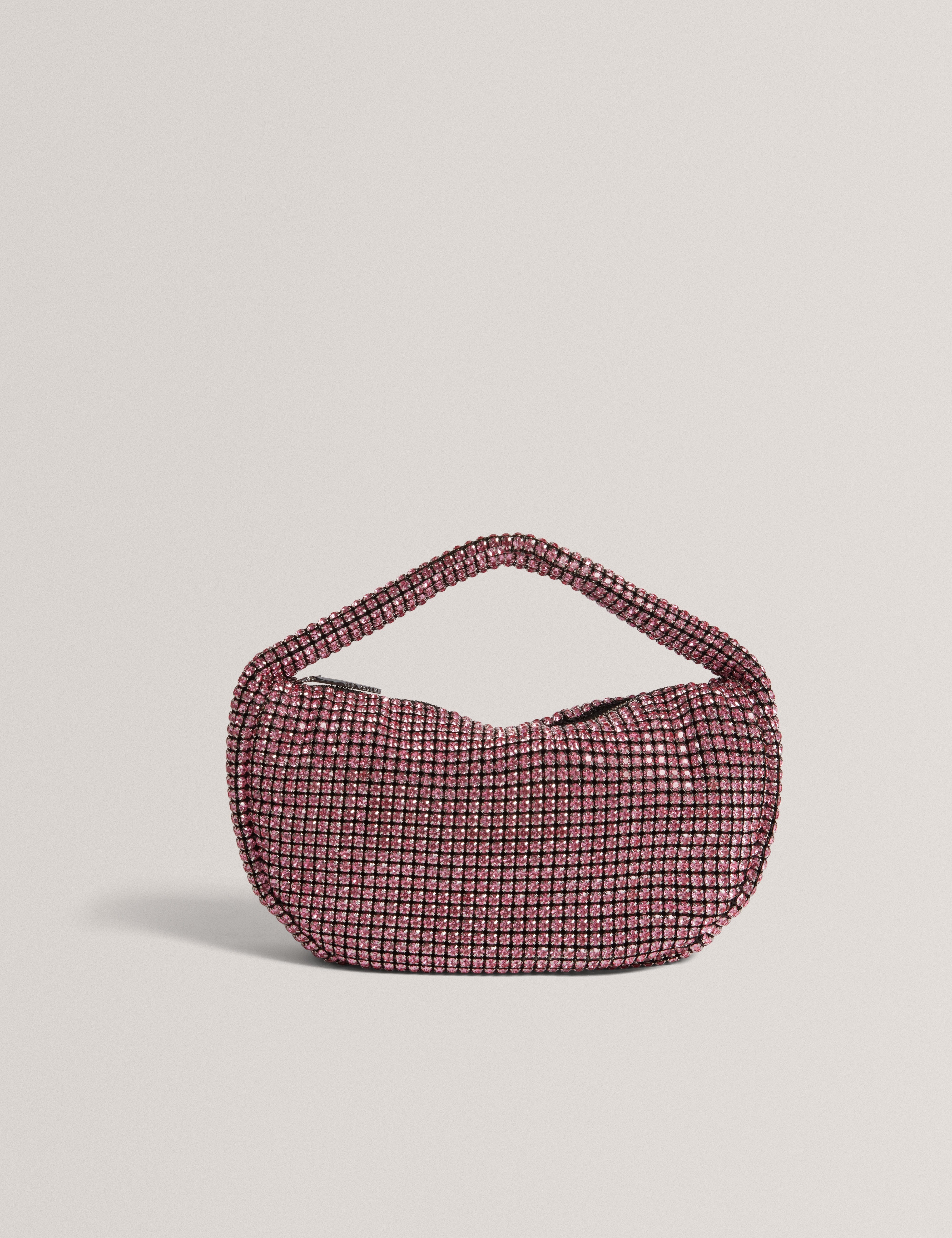 hobo Crystiz Medium Crystal Slouchy Hobo Bag Lt - Pink
