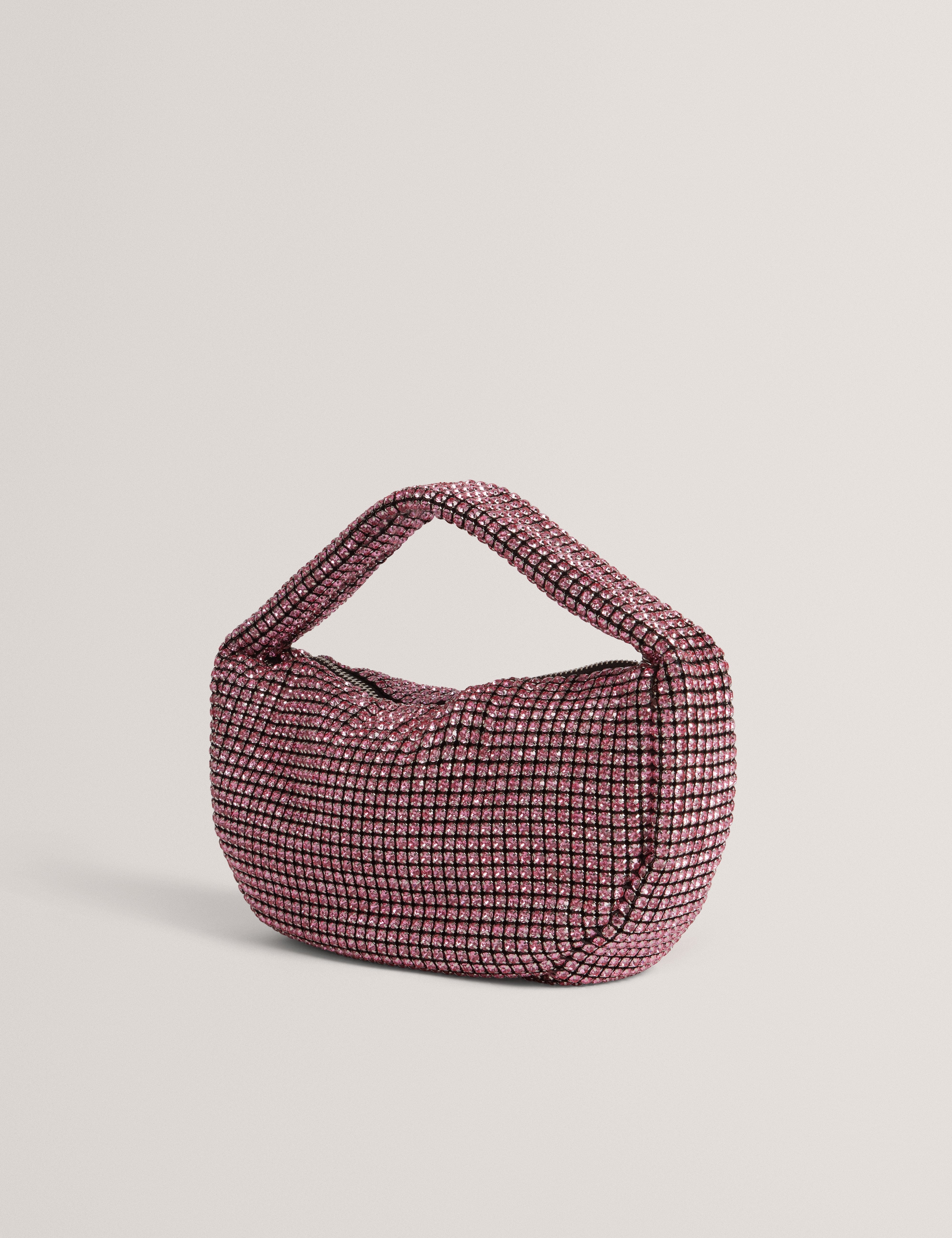 hobo Crystiz Medium Crystal Slouchy Hobo Bag Lt - Pink