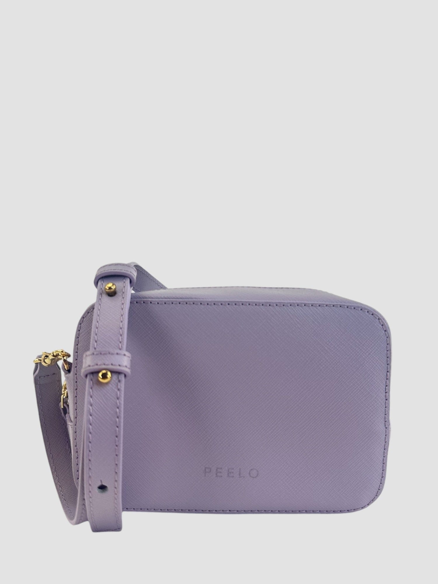Peelo Pale Purple Leather Camera Bag