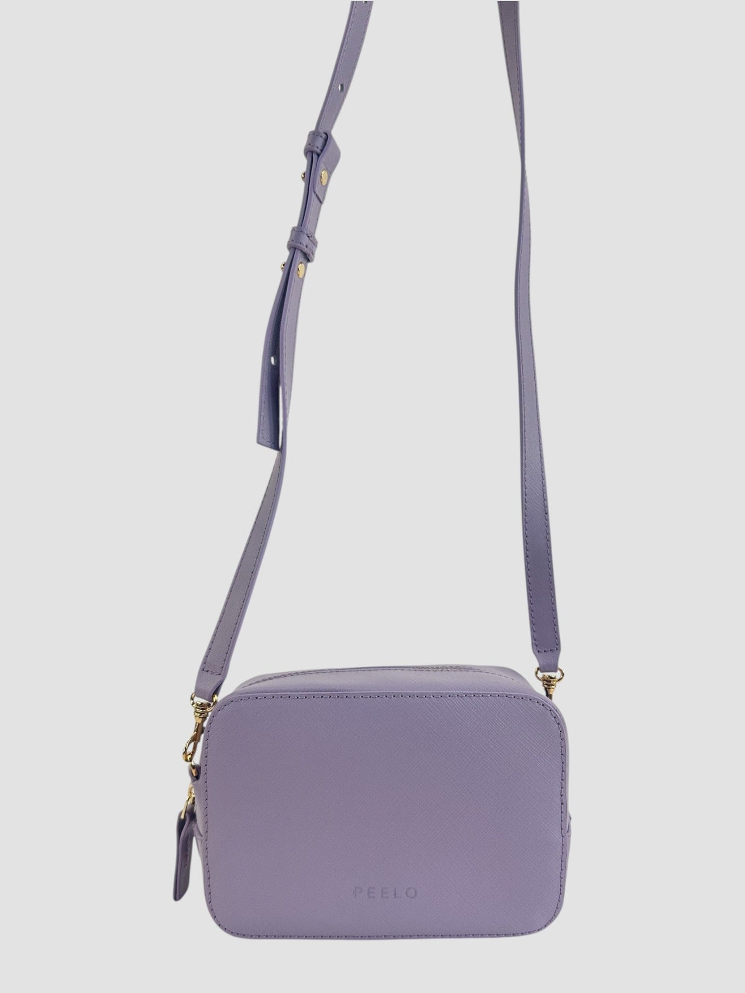 Peelo Pale Purple Leather Camera Bag