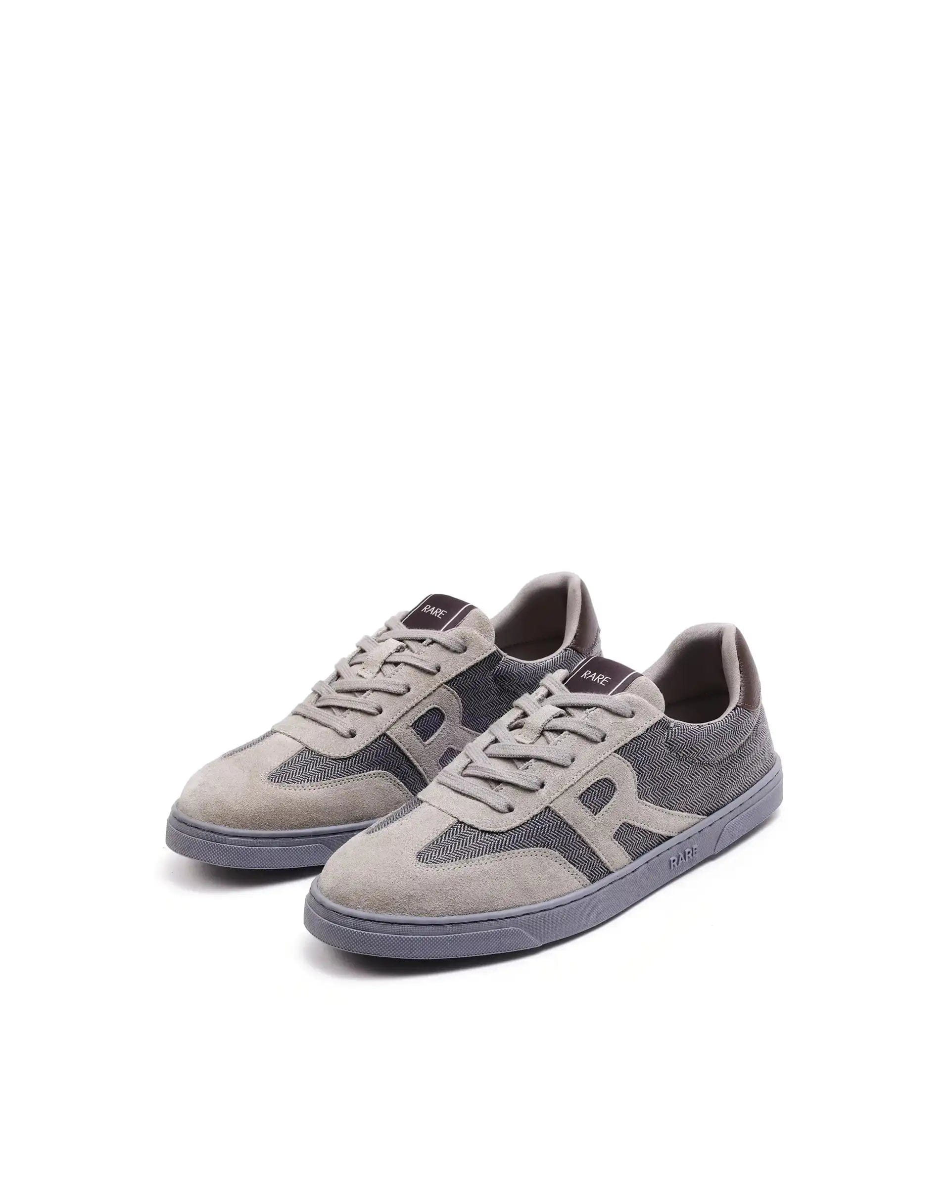 RAREZ Rare Rabbit Men's Tote Grey Suede Leather Sneaker