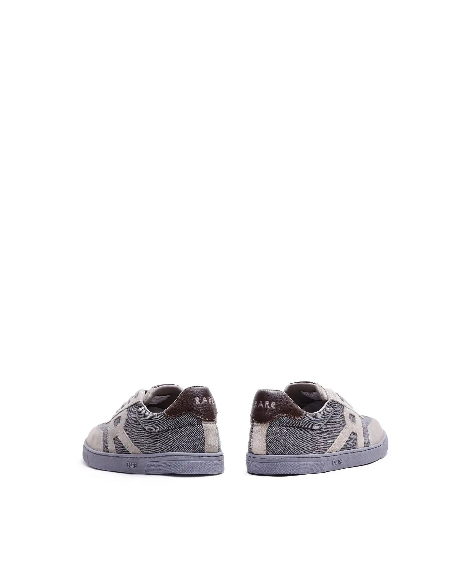 RAREZ Rare Rabbit Men's Tote Grey Suede Leather Sneaker