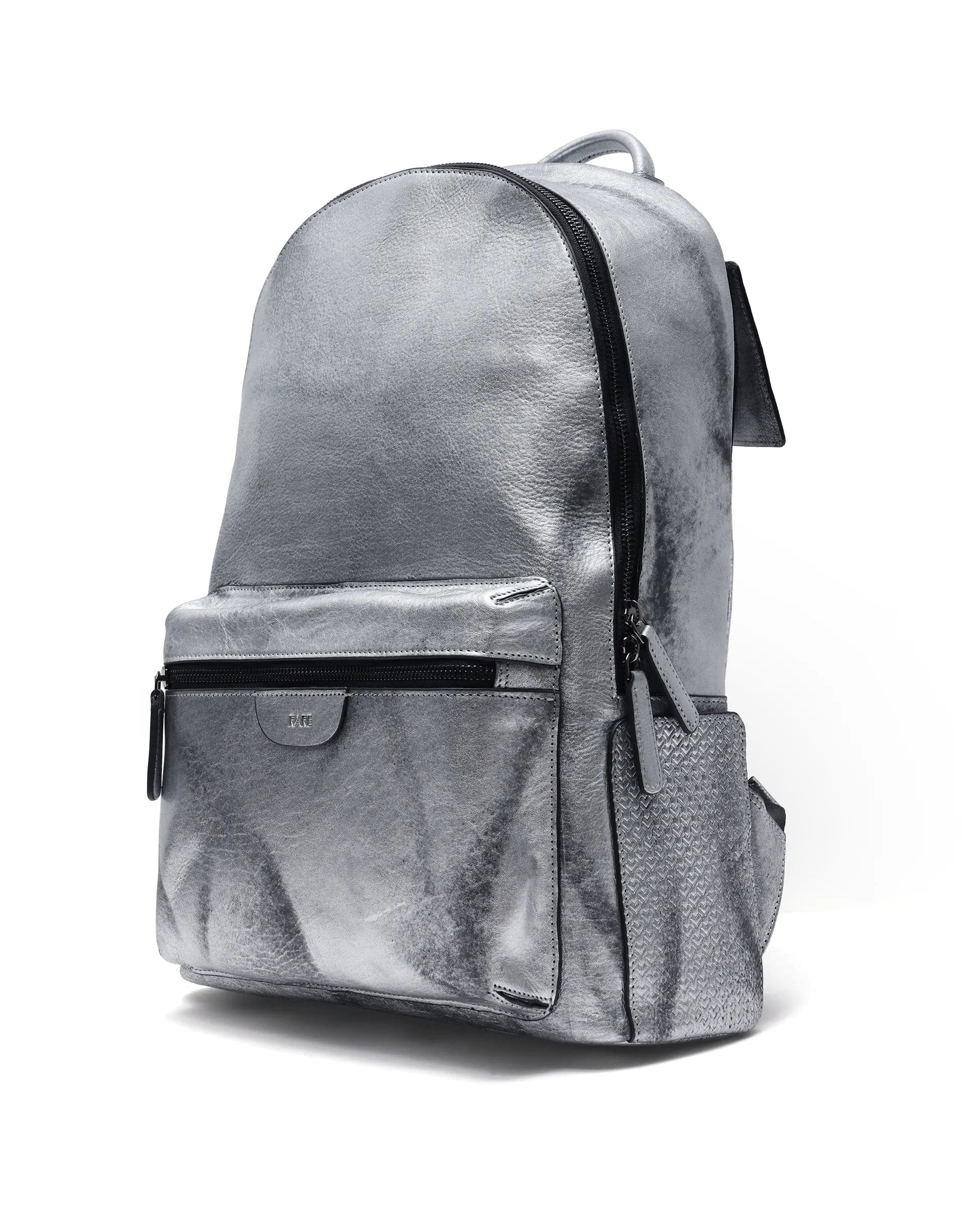 RARE Rabbit Men Arte Metallic Foil Leather Bags (Limited Edition)