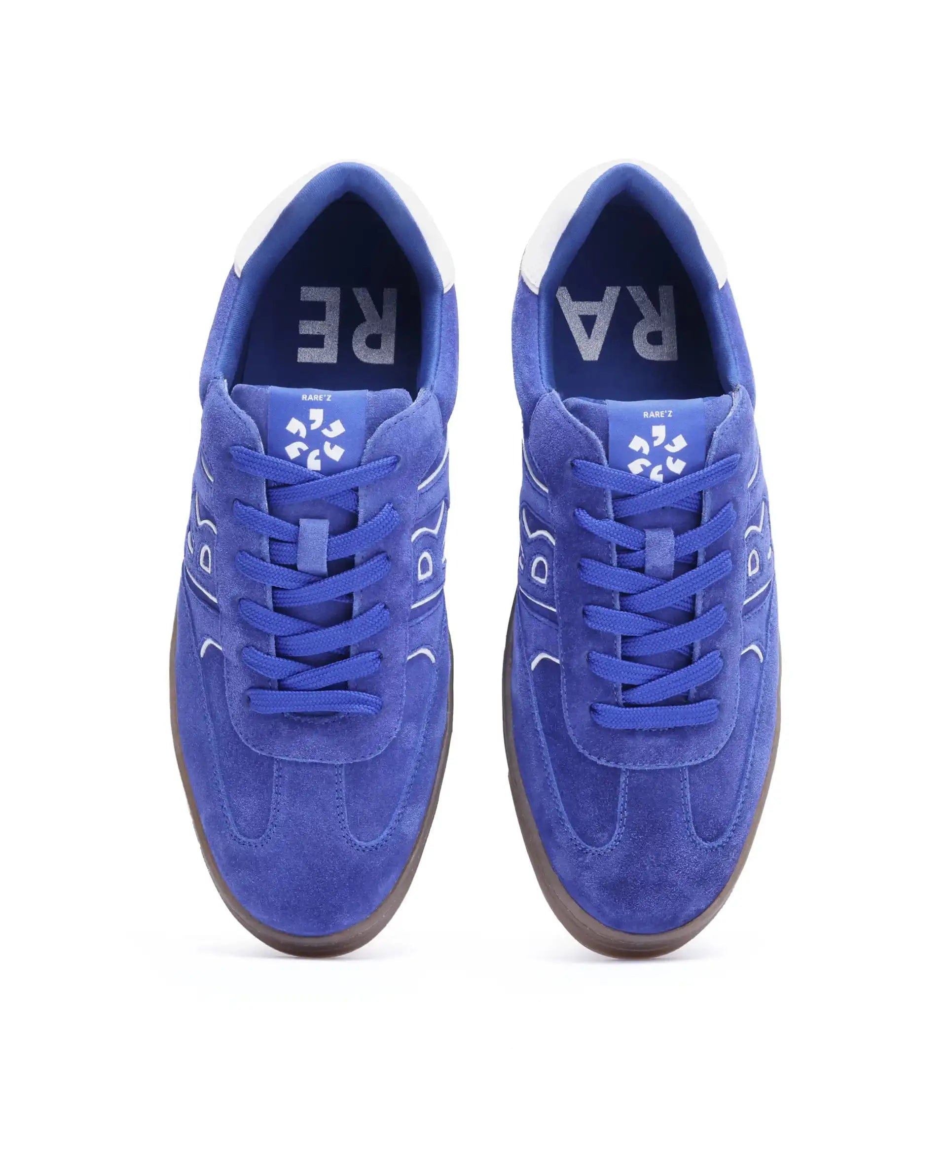 RAREZ Rare Rabbit Men Zenith Blue Leather Lace - Up Closure Shoes
