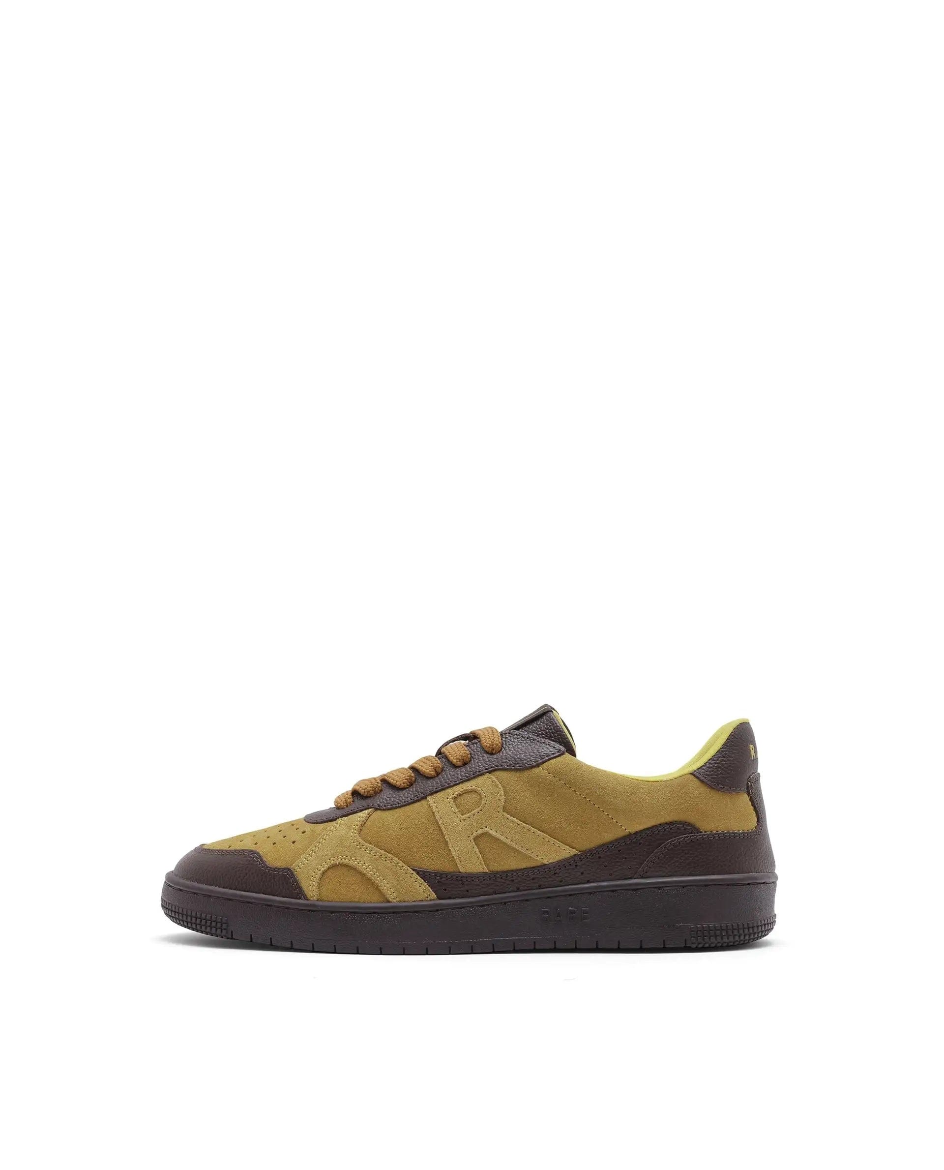 RAREZ Rare Rabbit Men's Kepler Pro Yellow Plain Shoes