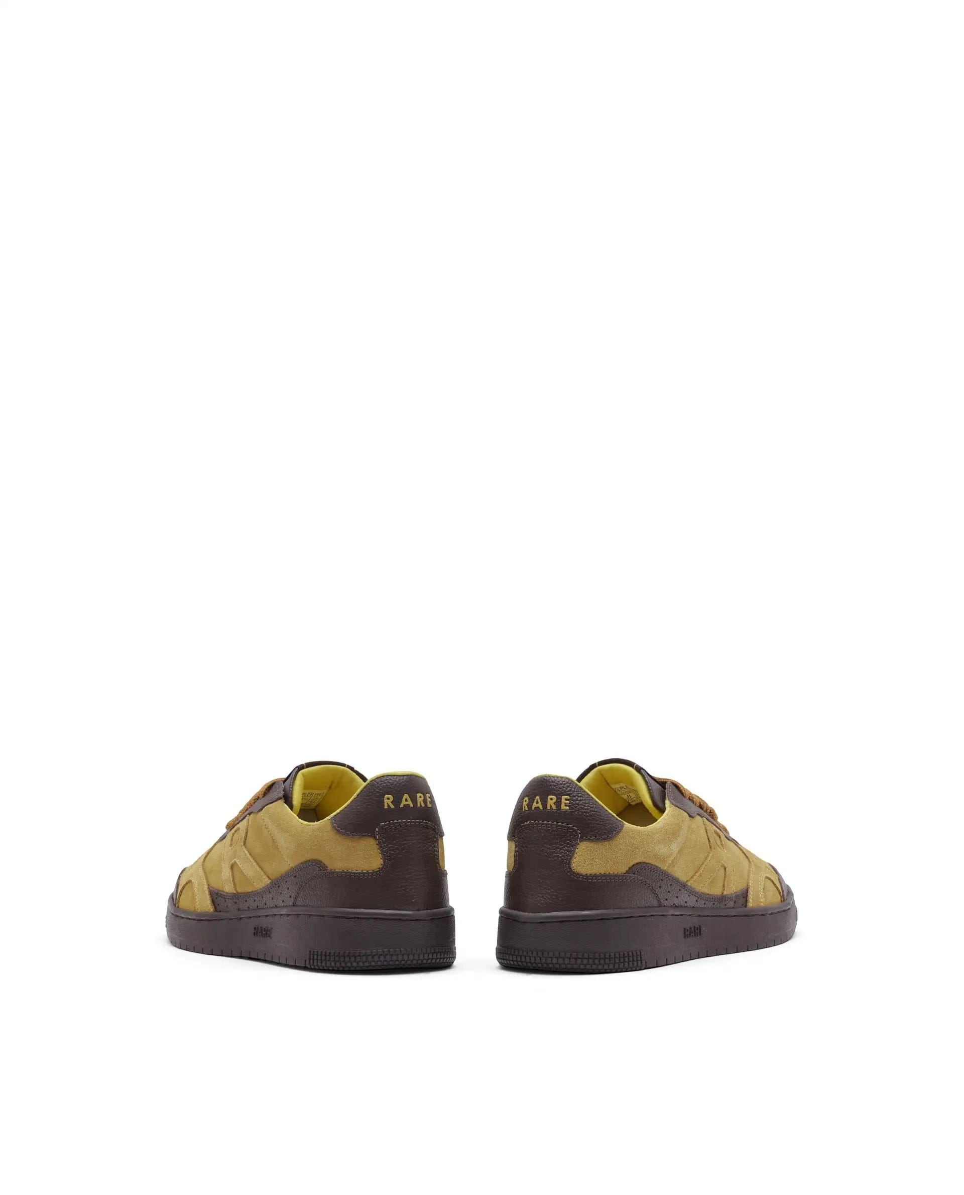 RAREZ Rare Rabbit Men's Kepler Pro Yellow Plain Shoes