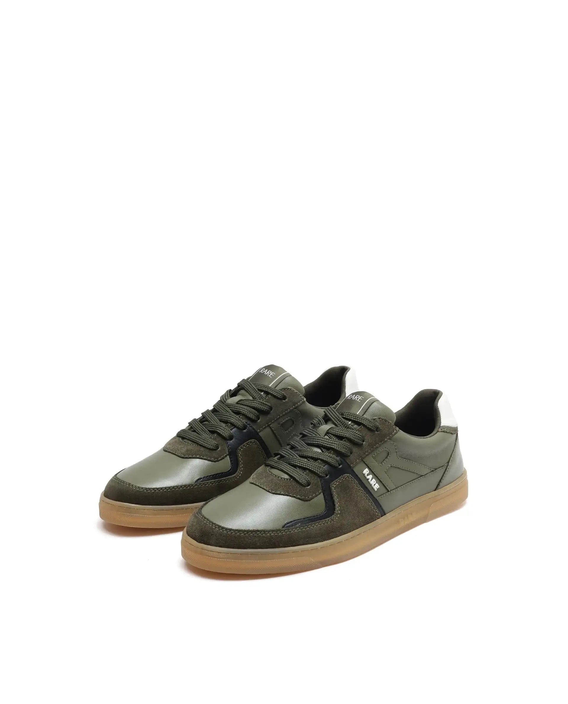 RAREZ Rare Rabbit Men Pegasus Olive Lace - Up Shoes