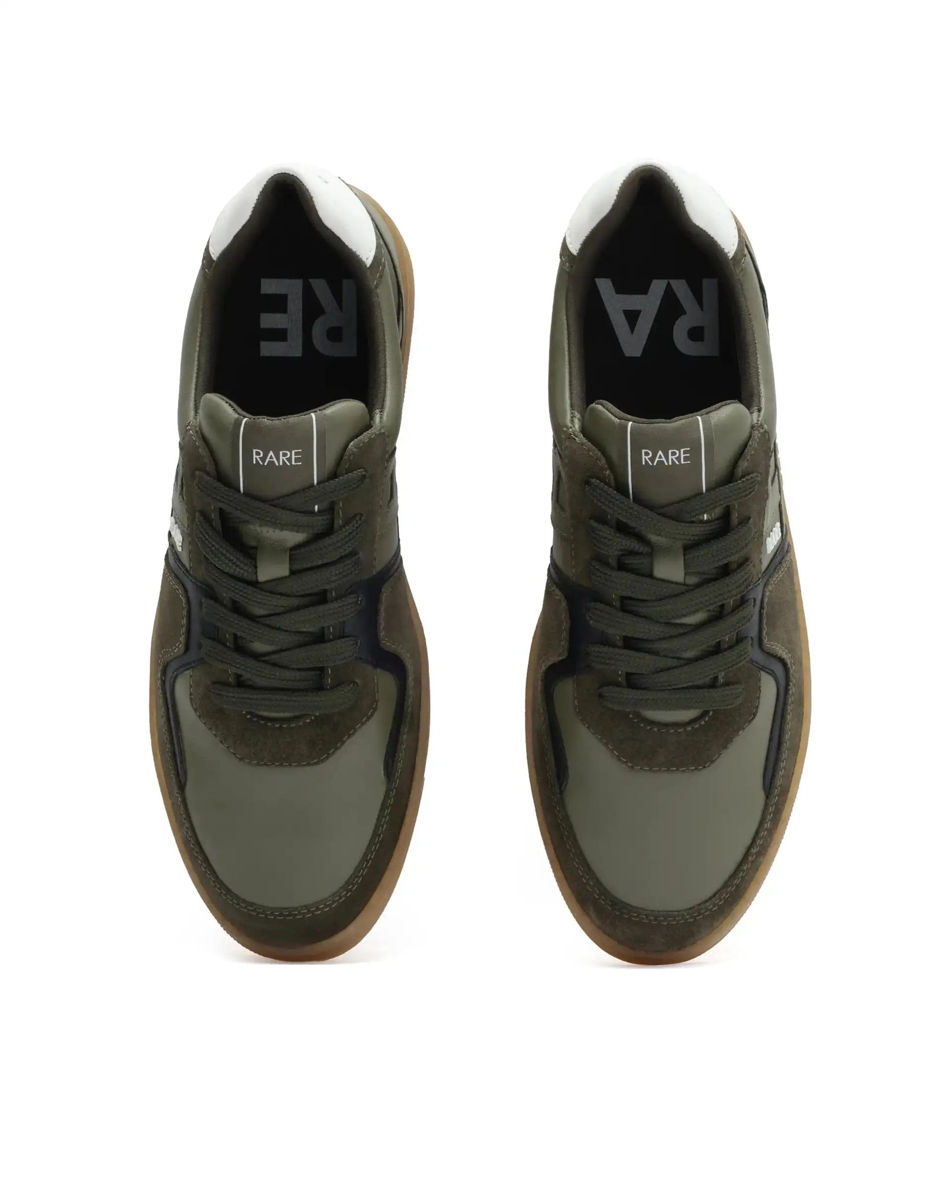 RAREZ Rare Rabbit Men Pegasus Olive Lace - Up Shoes