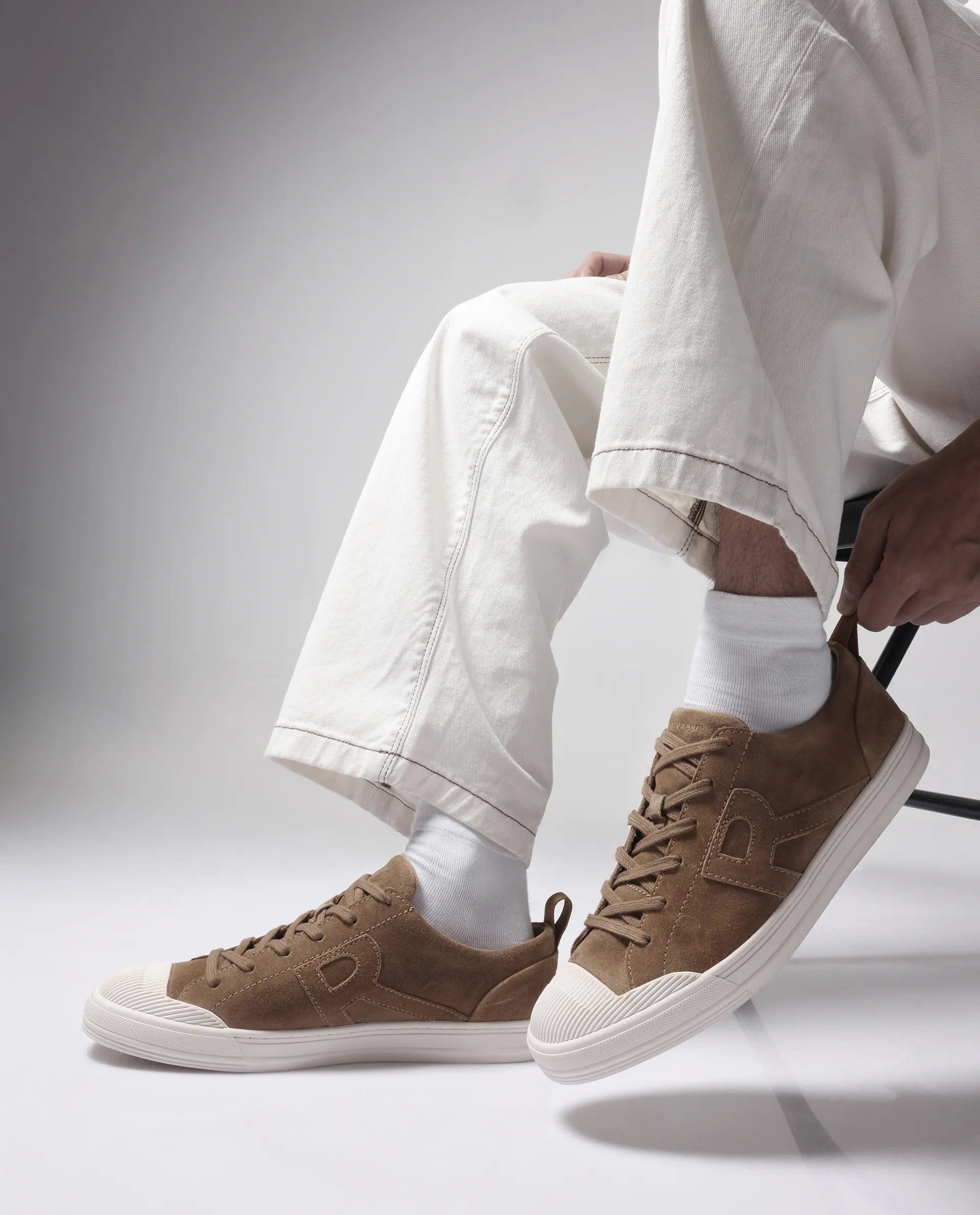 RAREZ Rare Rabbit Men Sauron Camel Lace - Up Shoes
