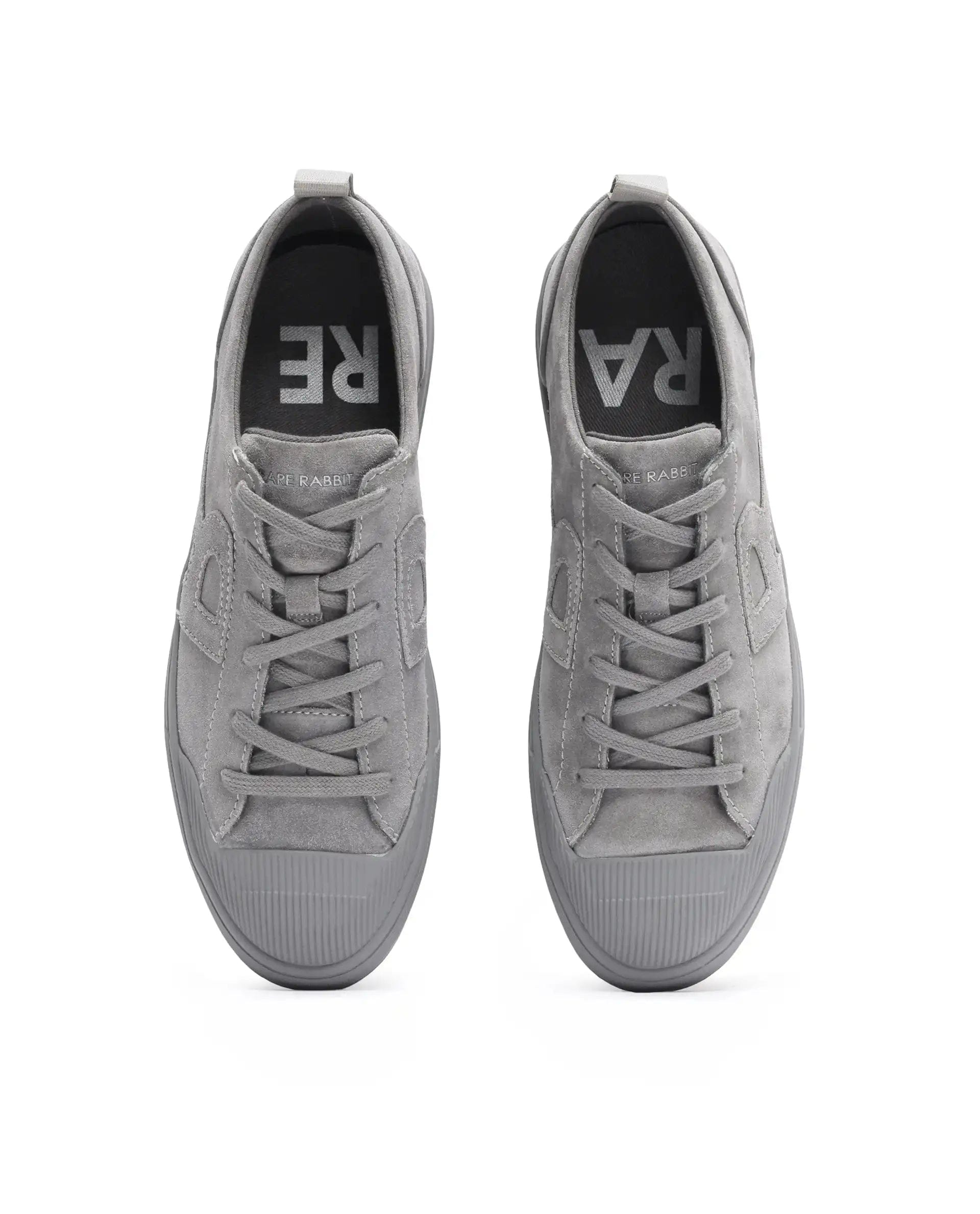 RAREZ Rare Rabbit Men Sauron Light Grey Lace - Up Shoes