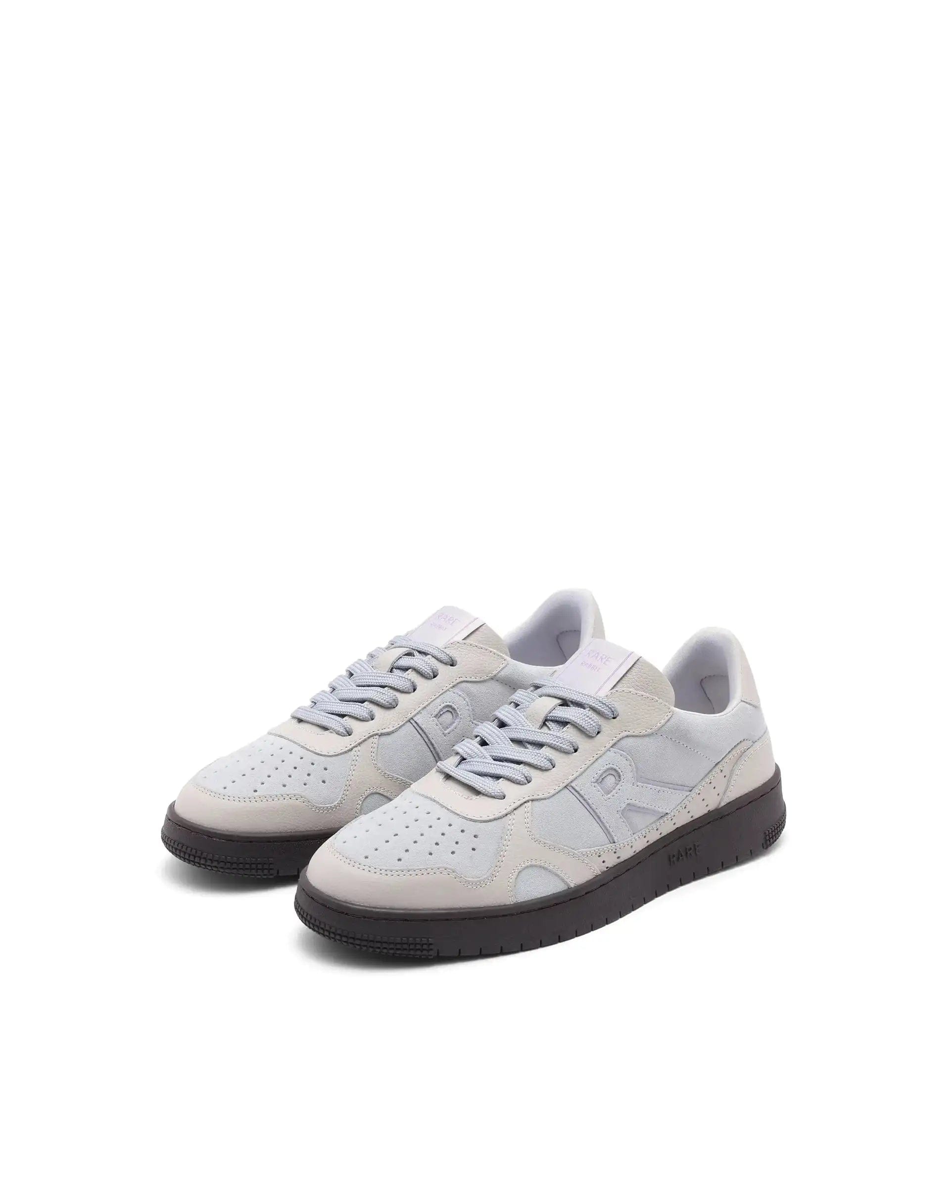RAREZ Rare Rabbit Men's Kepler Pro Light Grey Plain Shoes