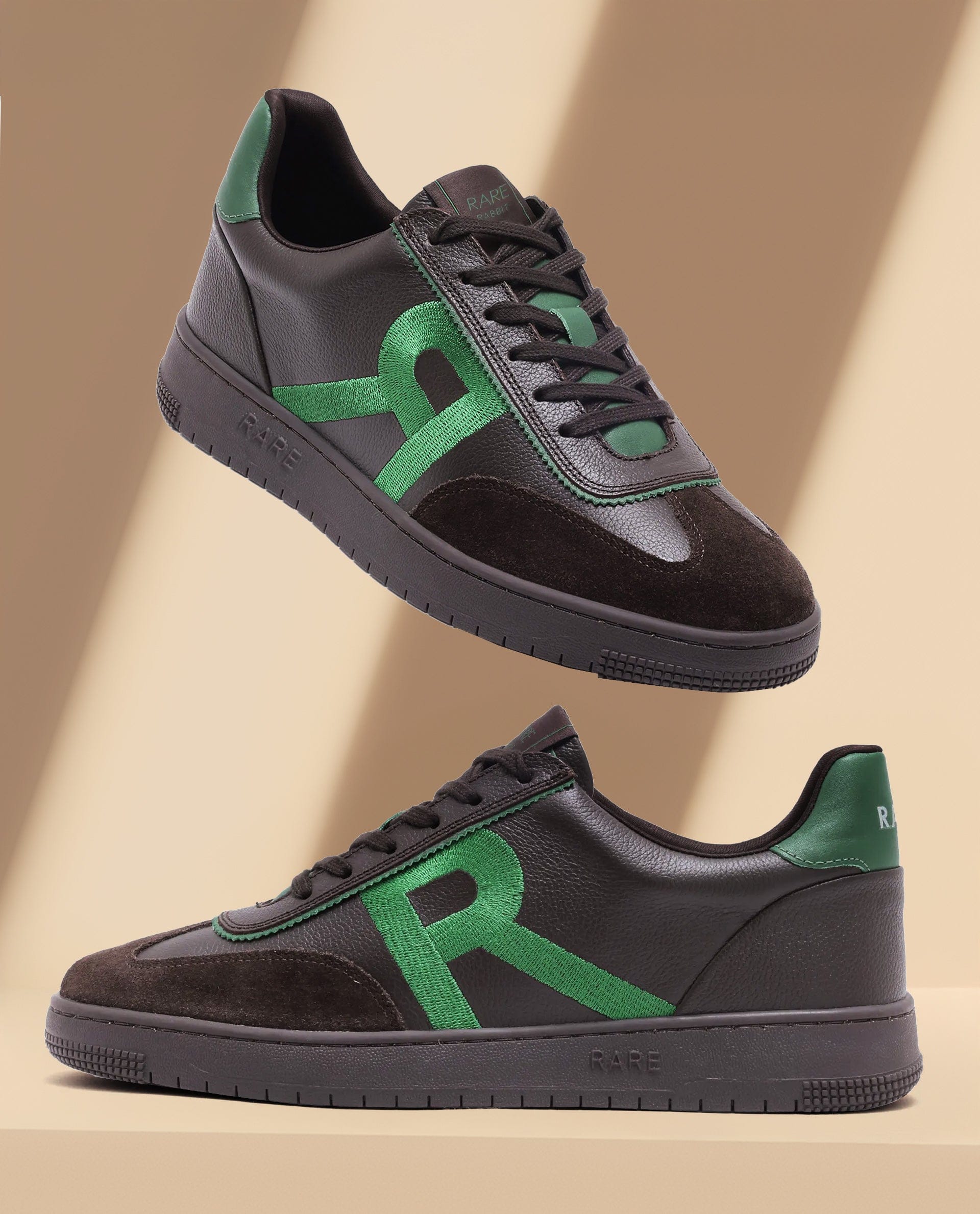 RAREZ Rare Rabbit Men Hem Brown Lace - Up Shoes