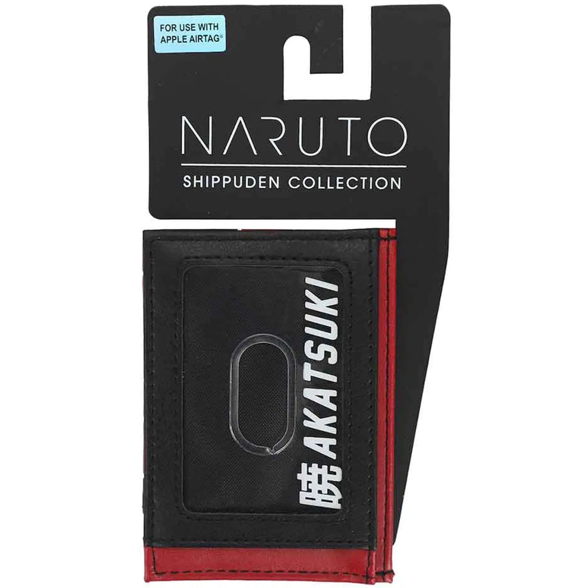 Bioworld Naruto: Shippuden - Akatsuki Coud Card Wallet With Tracker Pouch - Bioworld