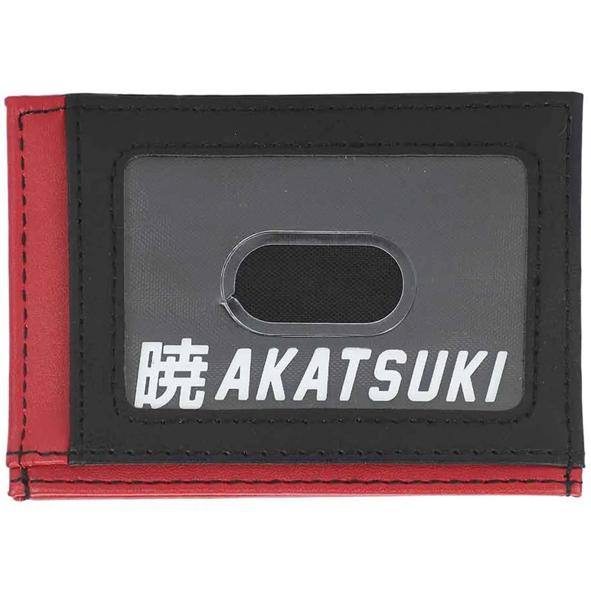 Bioworld Naruto: Shippuden - Akatsuki Coud Card Wallet With Tracker Pouch - Bioworld