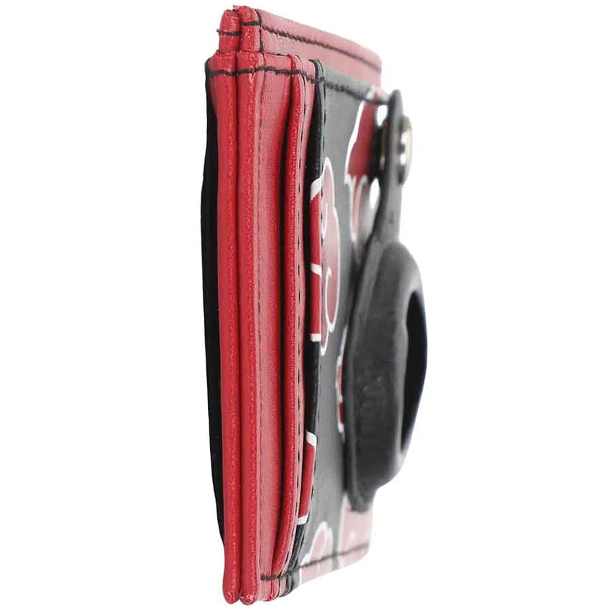 Bioworld Naruto: Shippuden - Akatsuki Coud Card Wallet With Tracker Pouch - Bioworld