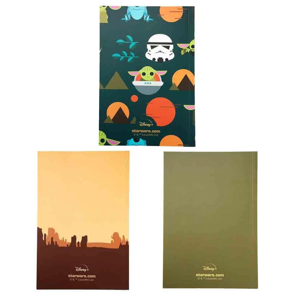 Bioworld Star Wars: The Mandalorian - Grogu Stationery Gift Set - Bioworld - Notebooks, Pencil Pouch, Floaty Pen