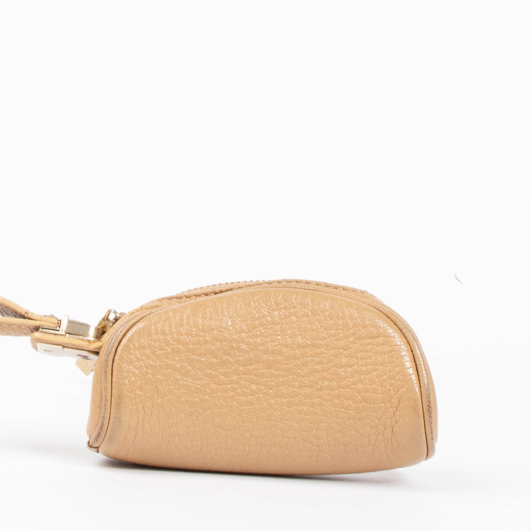 Delvaux Muscade Coquin Pouch