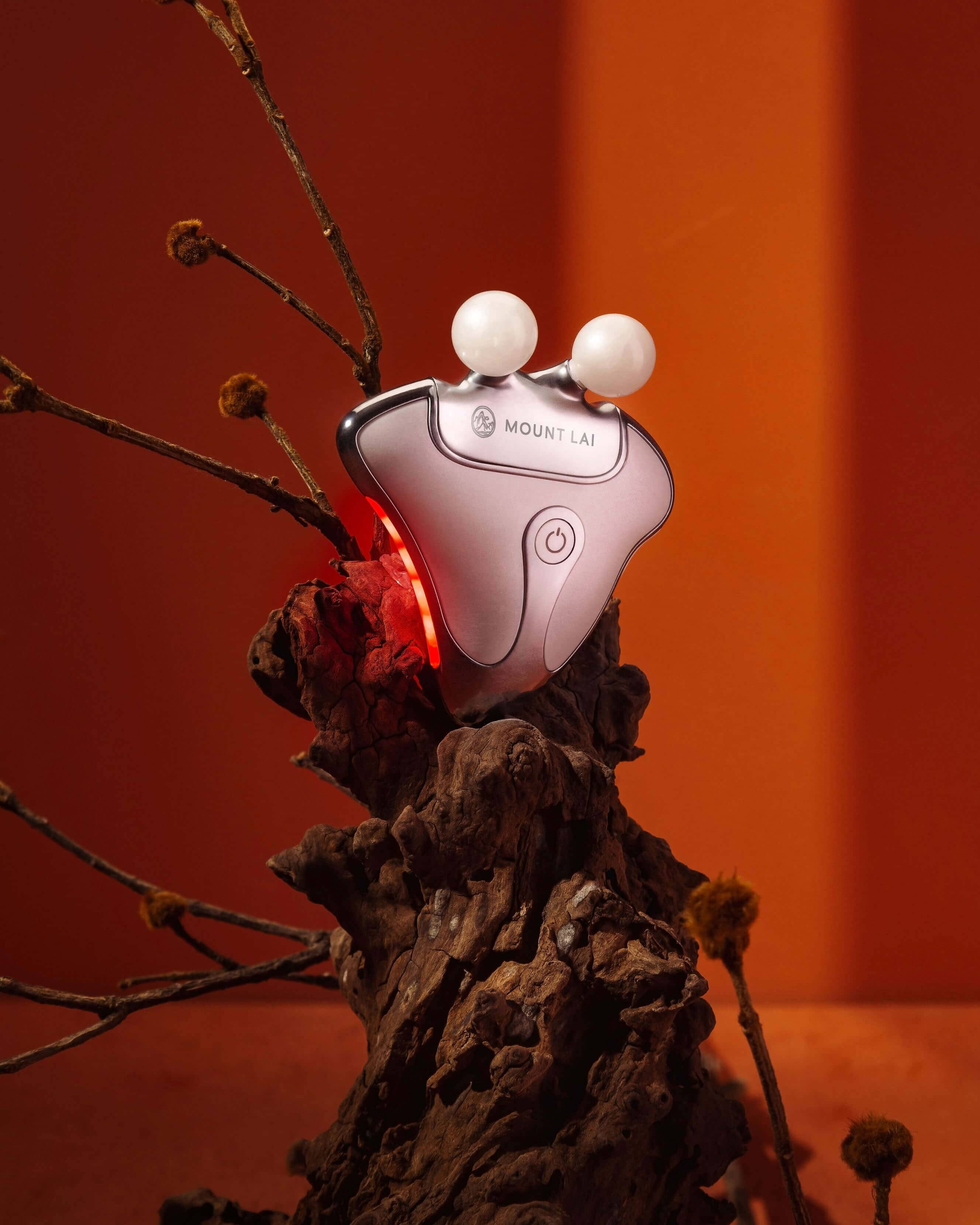 Mount Lai The Vitality Qi LED Gua Sha Device with Protective Pouch