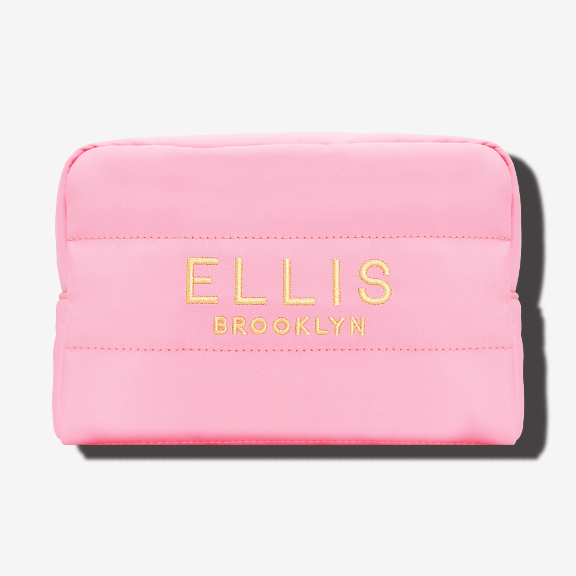 Ellis Brooklyn Pink Puffy Cosmetic Bag