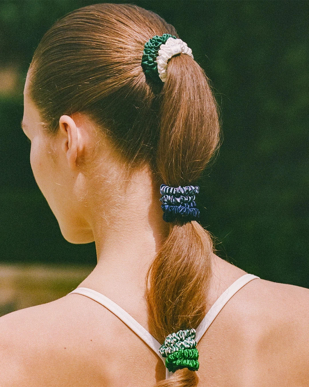 Slip Pure Silk Skinny Scrunchies with Pouch Set of 6