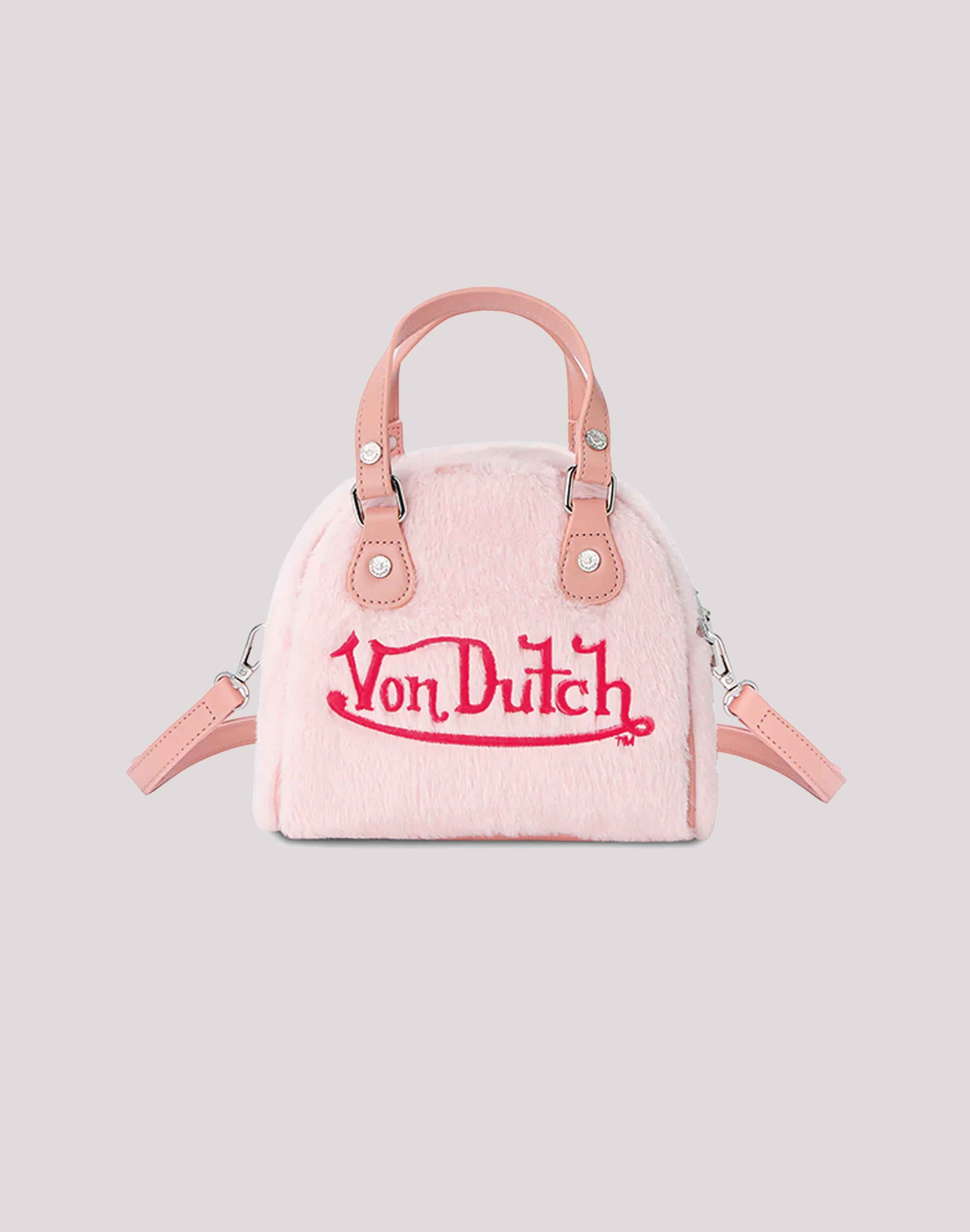 Von Dutch Furry Bowler Purse