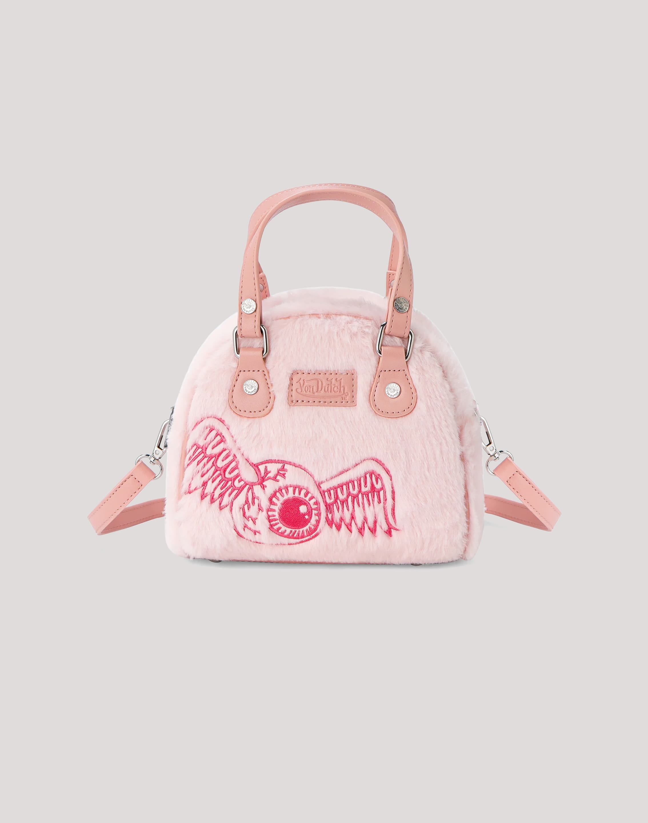 Von Dutch Furry Bowler Purse