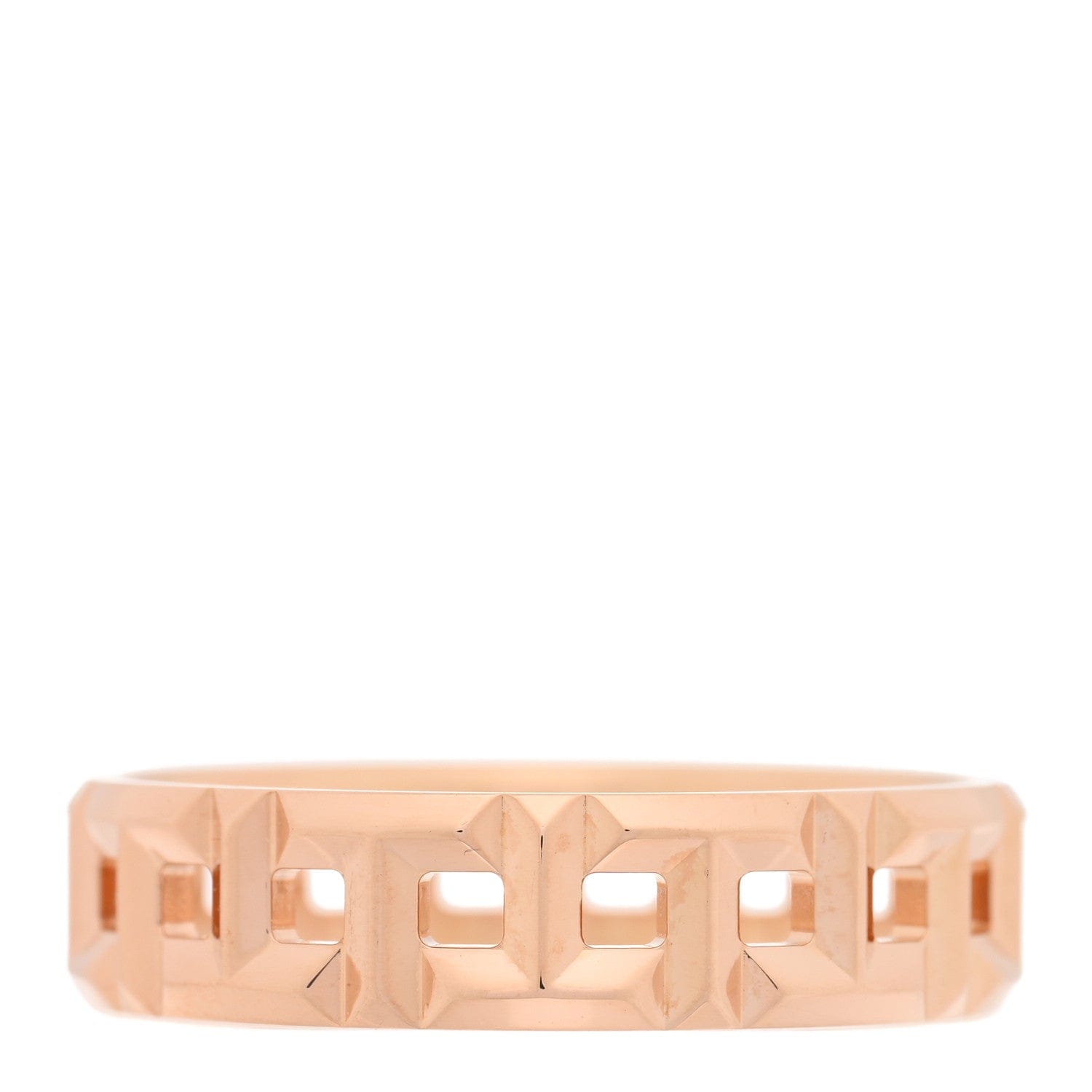Tiffany 18K Rose Gold T True Wide Ring 63 10.25