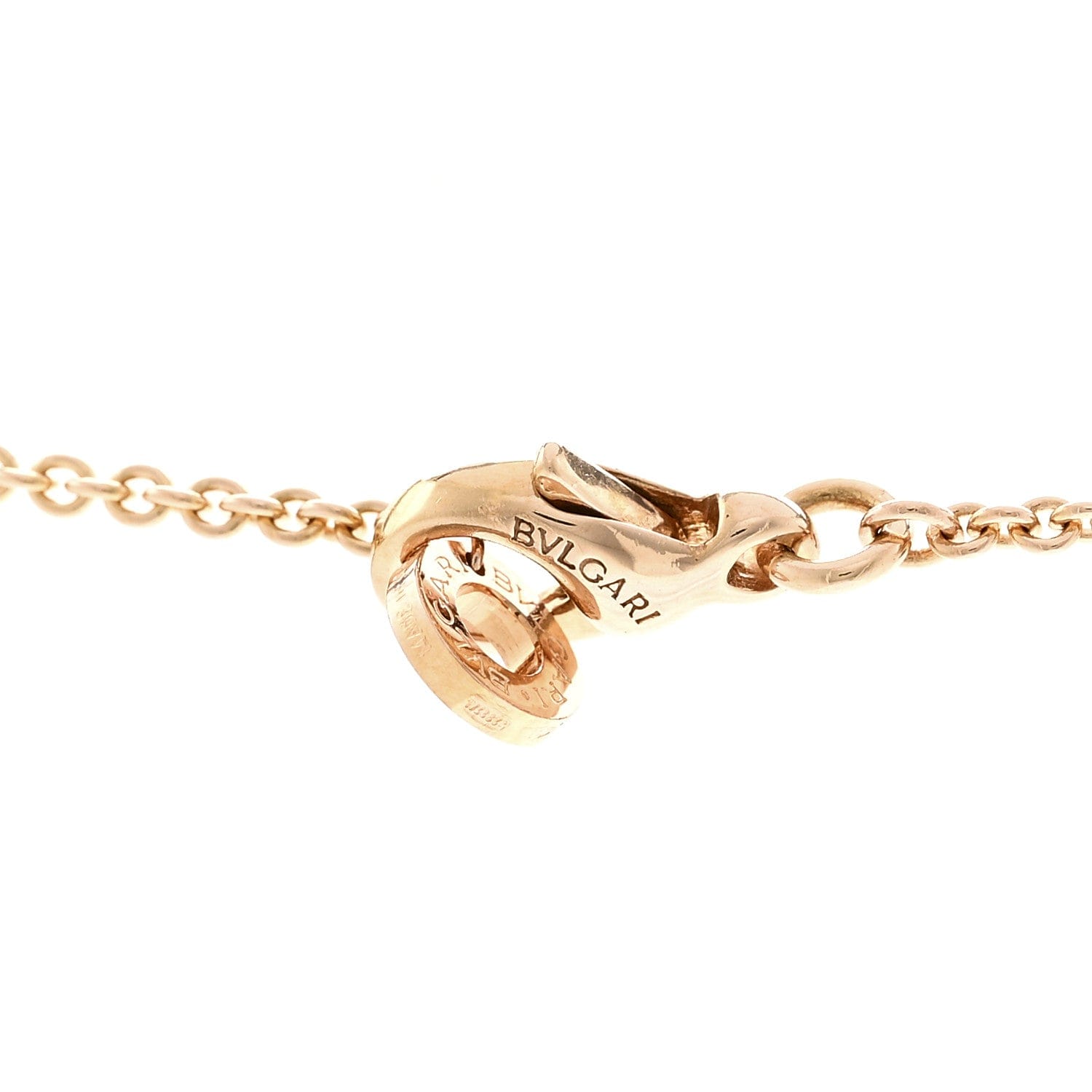 Bulgari 18K Rose Gold B.Zero1 Pendant Necklace