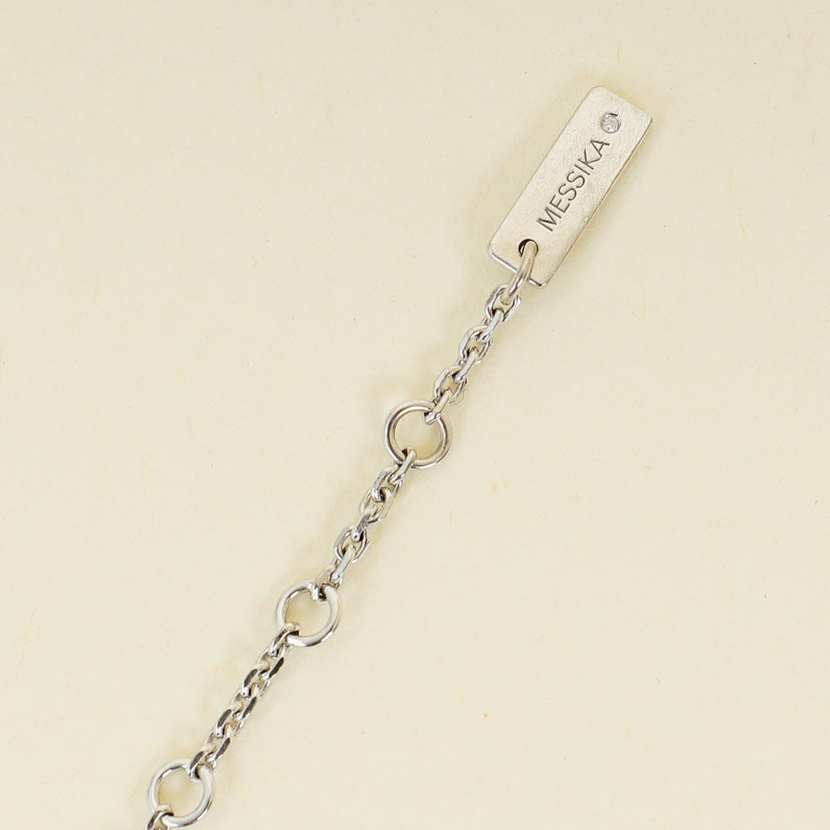 Messika 18K White Gold Diamond Lucky Move Bracelet