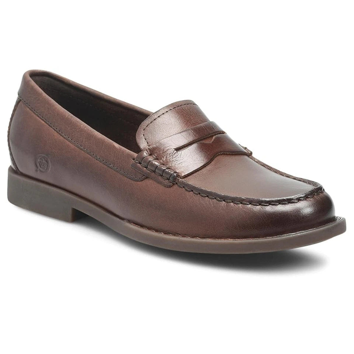 SLIP Born Macie BR0061206 Loafer Women's US Brown Leather Slip On Shoes ZOGG2957