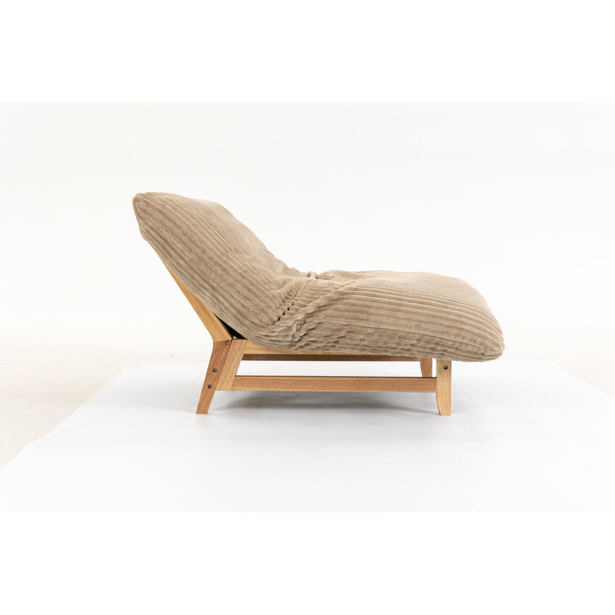 Corduroy Streamdale Corduroy Bean Bag Chair for Adults, Armless Lazy Sofa with Backrest