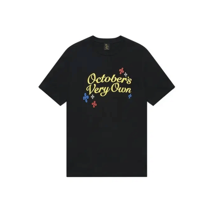OVO T-Shirt Pompom Script Black
