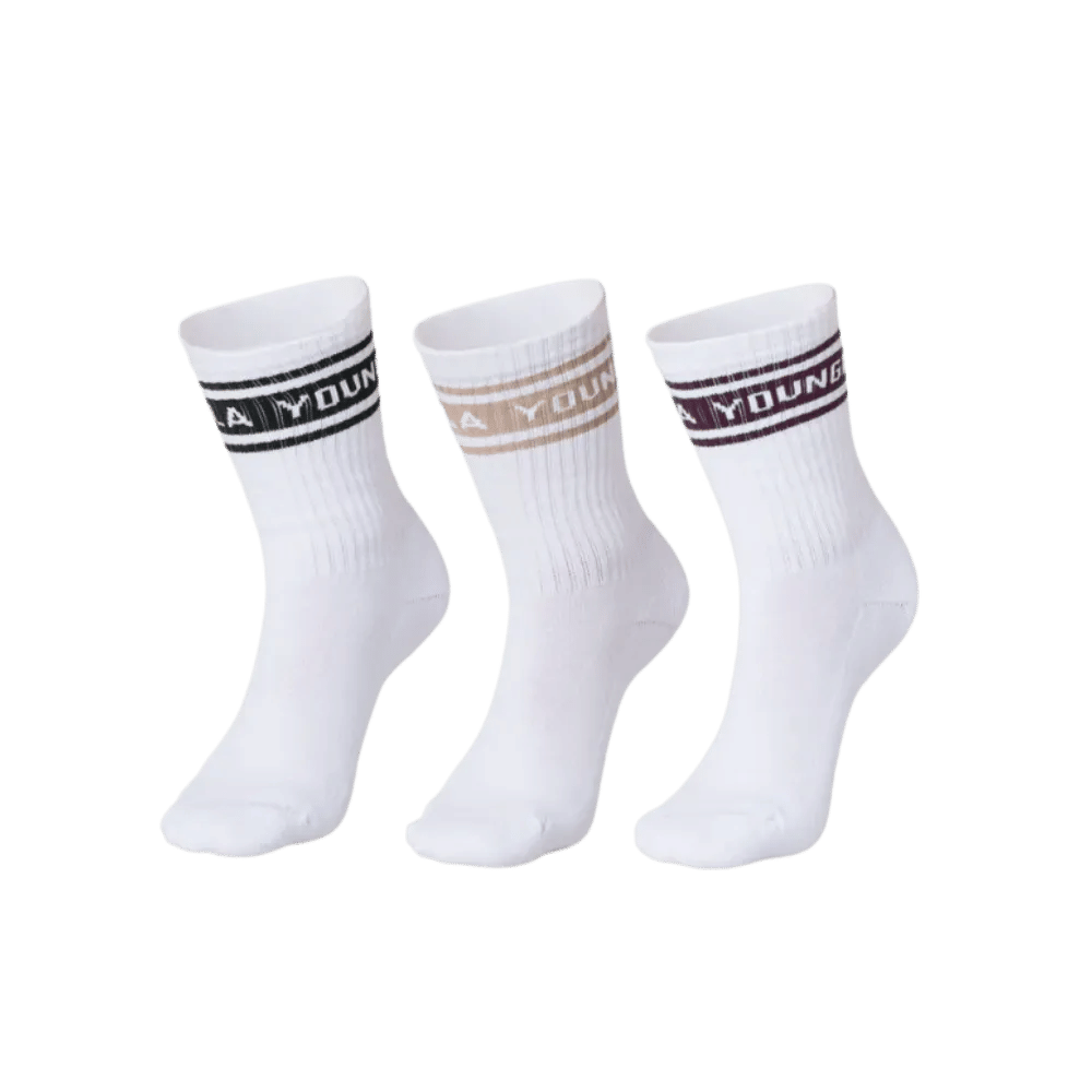 YoungLA Elevate crew socks Purple Pack