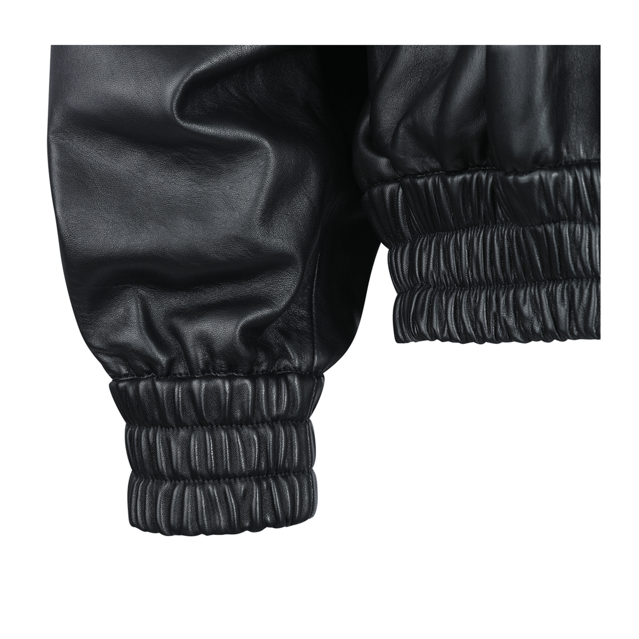 Jil Sander Blouson Leather Jacket Black