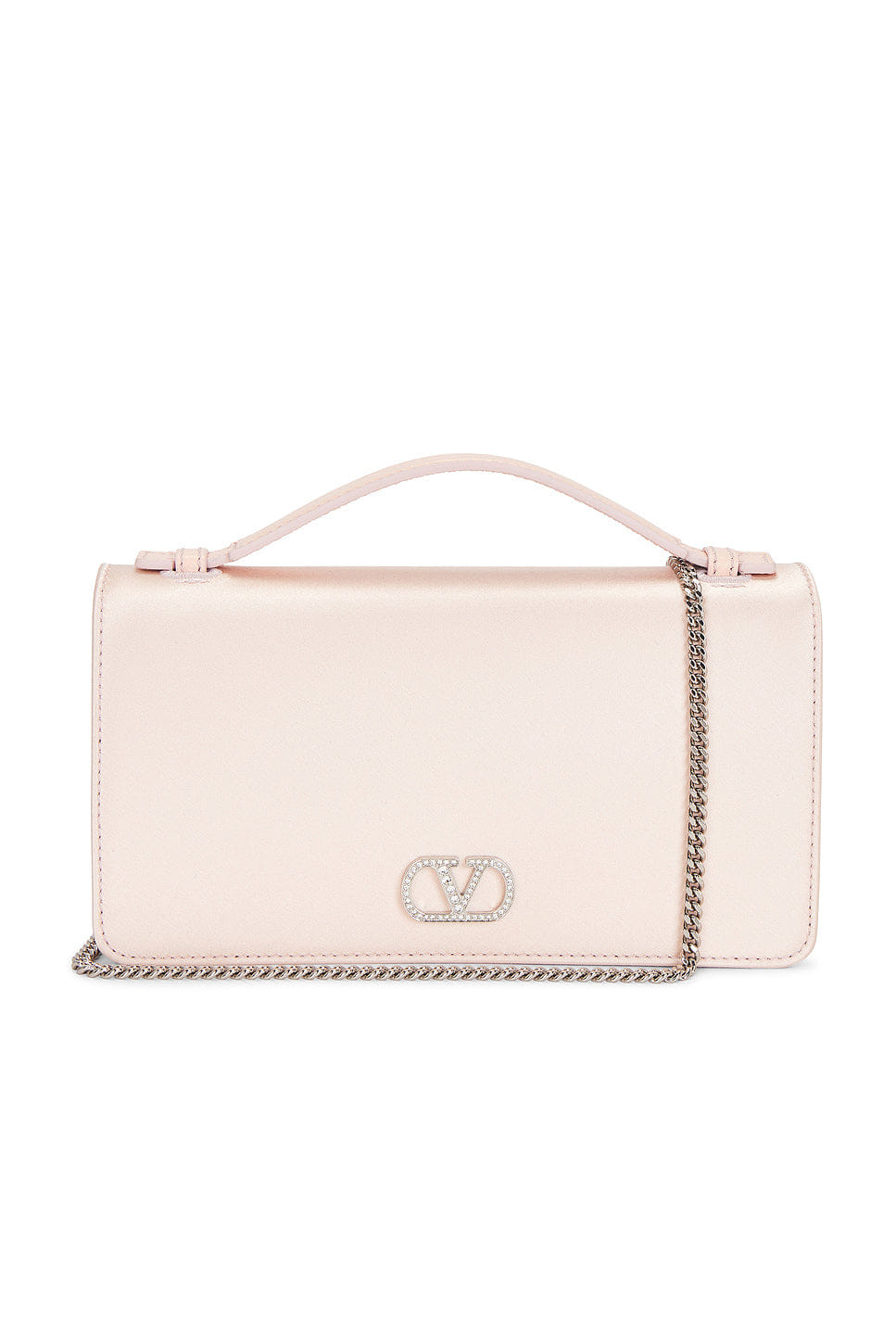 Valentino Garavani V Logo Signature Wallet With Strap
