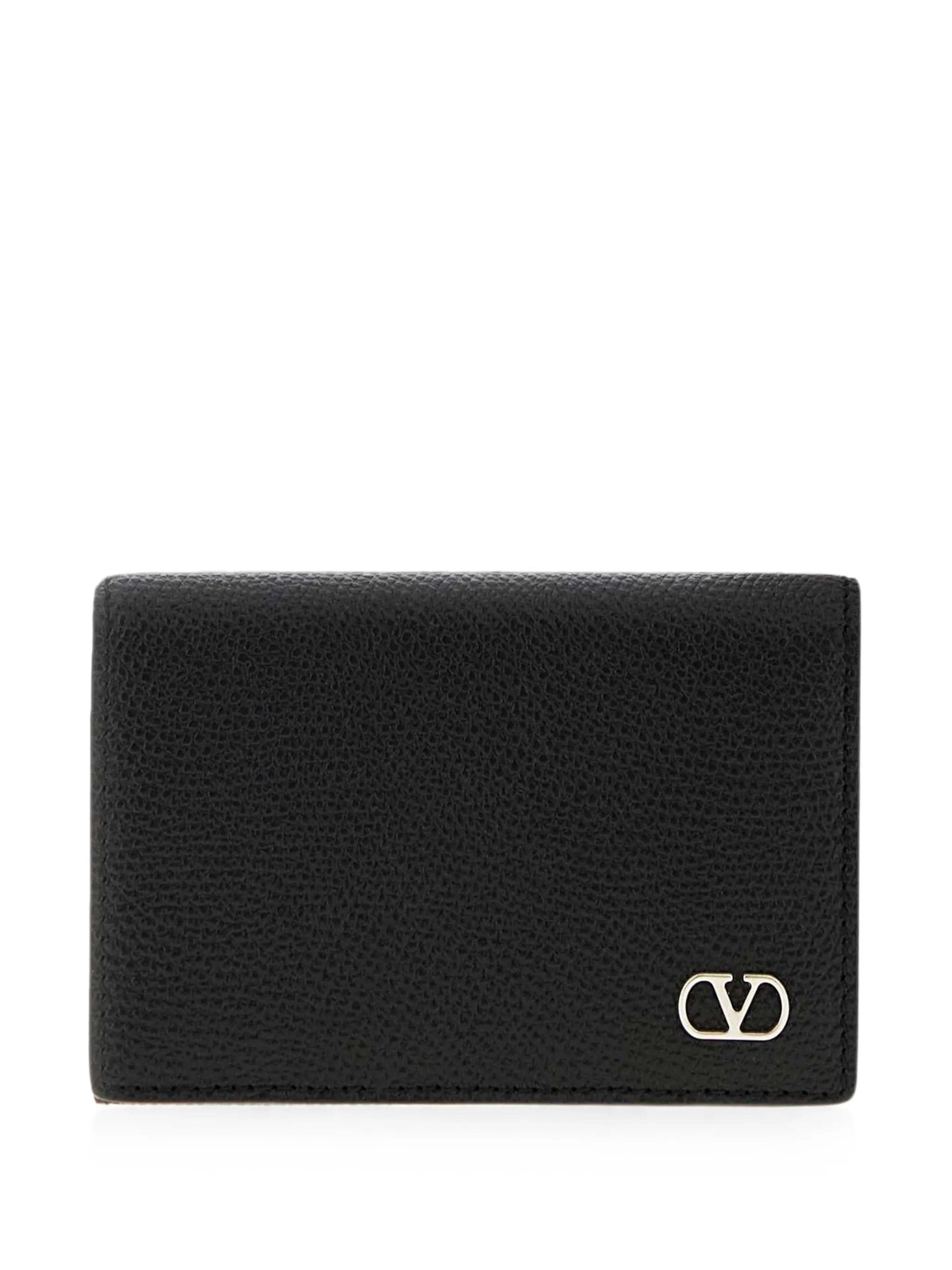 Valentino Garavani VLogo grain - leather wallet