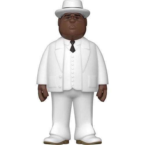 Funko Biggie Smalls White Suit 5 - Inch Vinyl Gold Figure