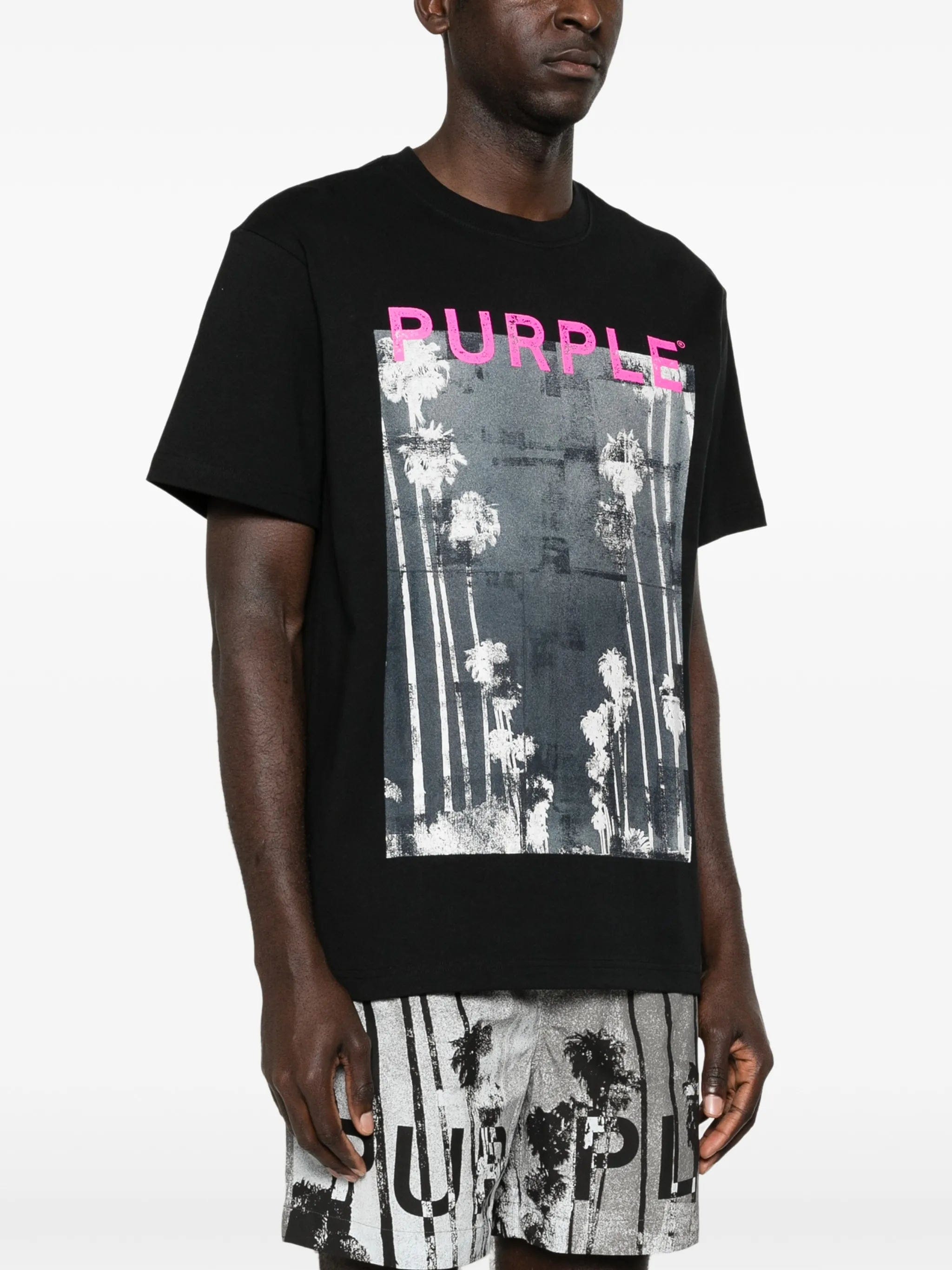 Purple Brand Mirage graphic - print T - shirt