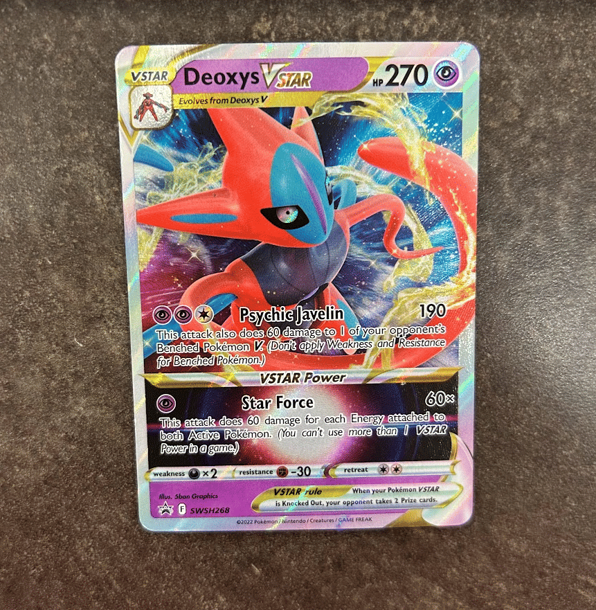 Pokemon Card Deoxys VSTAR #SWSH268