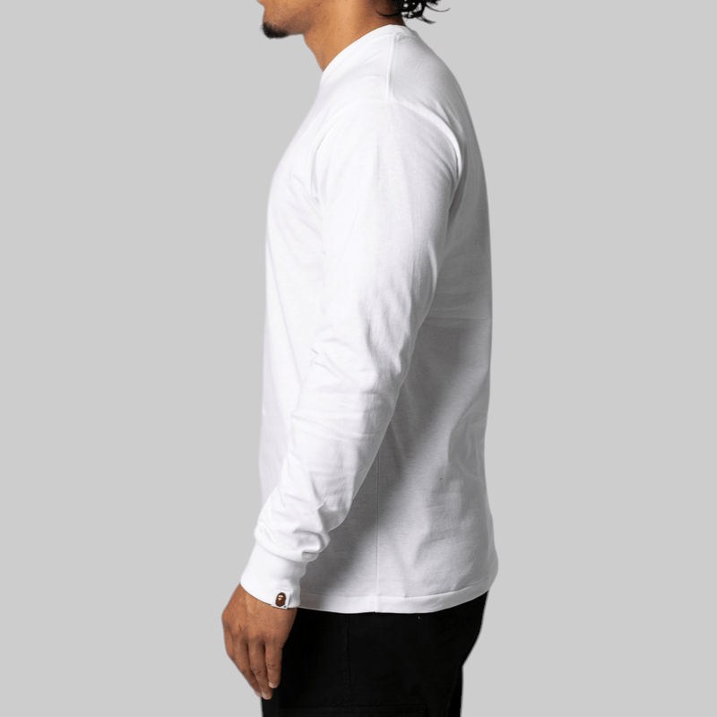 A Bathing Ape® One Point Long Sleeve - White