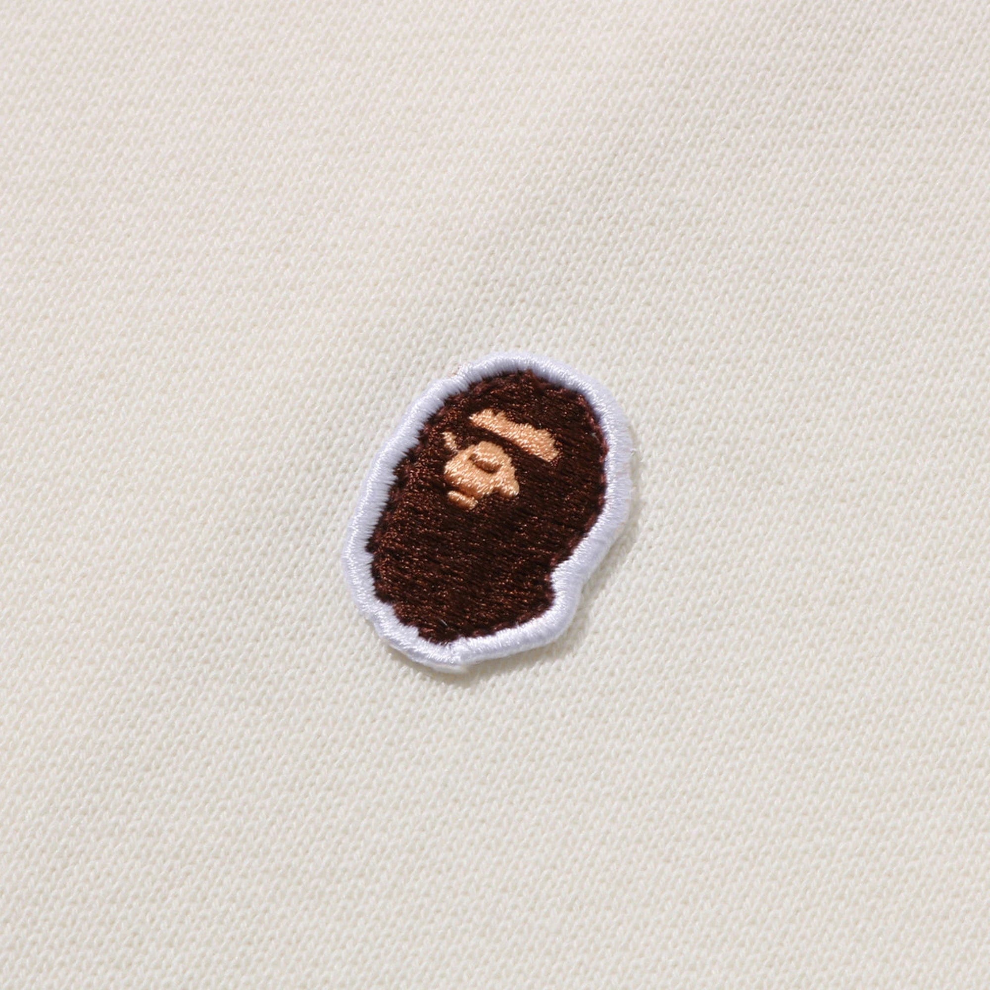 A Bathing Ape BAPE One Point Regular Fit Pullover Hoodie Ivory (2026)