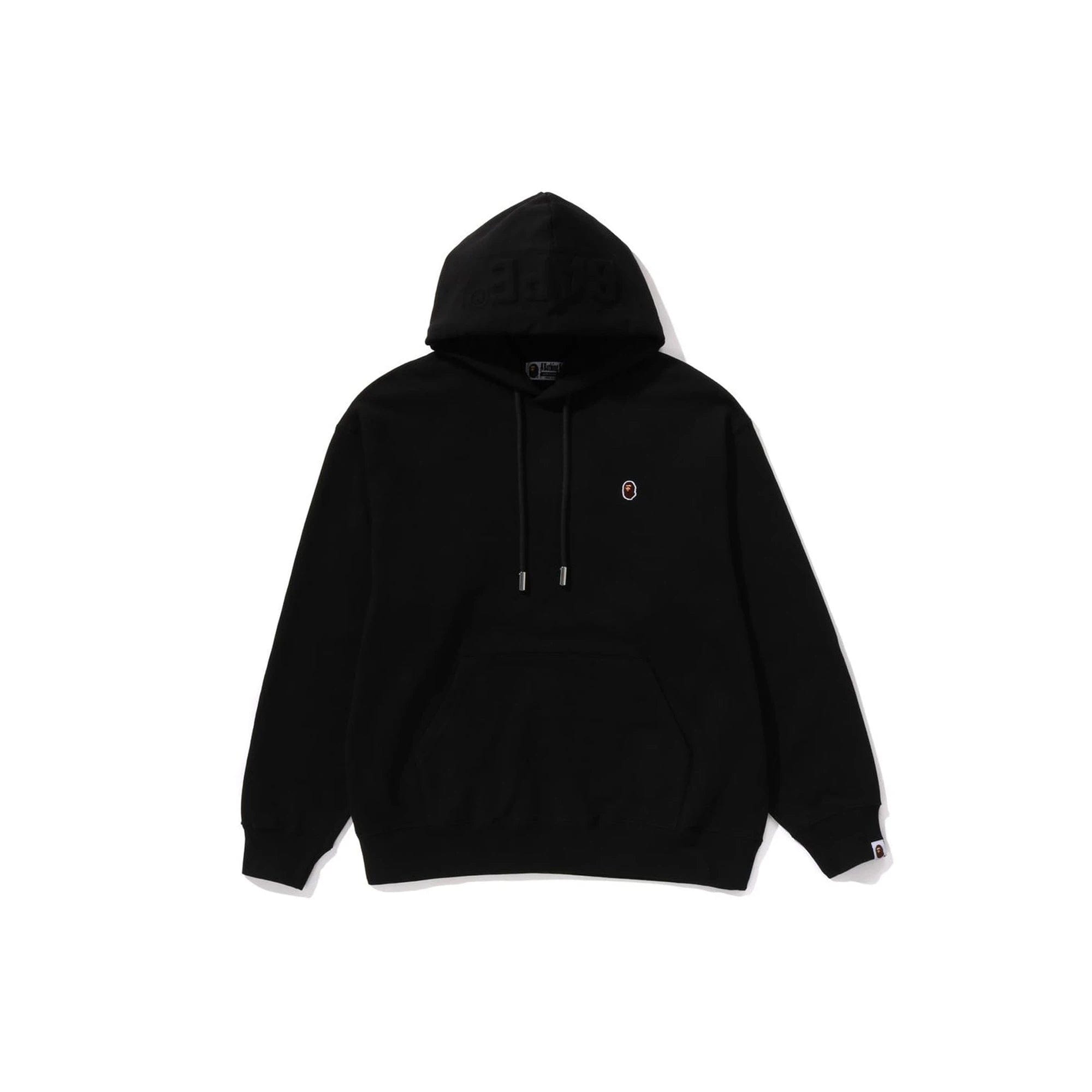 A Bathing Ape BAPE One Point Relaxed Fit Pullover Hoodie Black