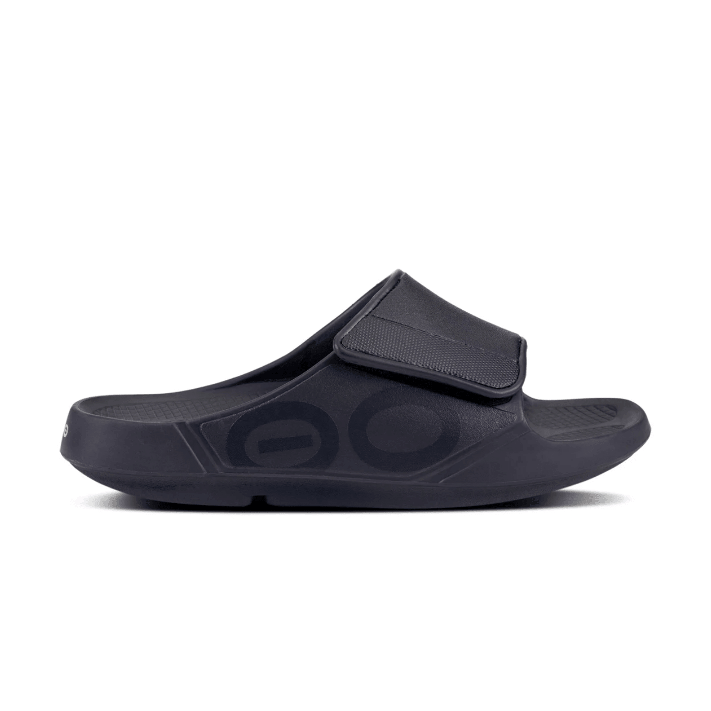 OOFOS OOahh Sport Flex Slide Matte Black