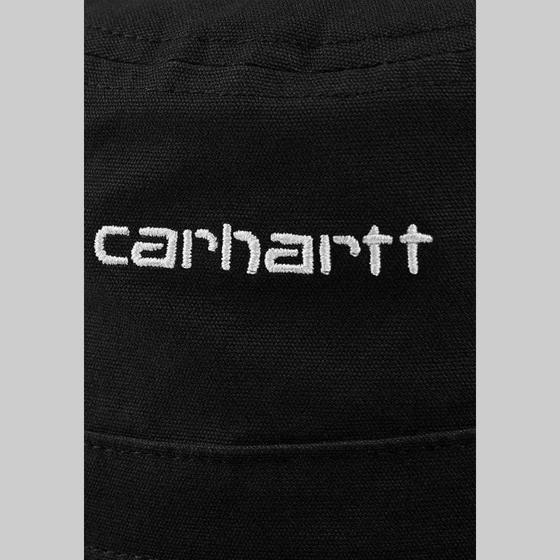 Carhartt WIP Logo Script Bucket Hat - Black/White