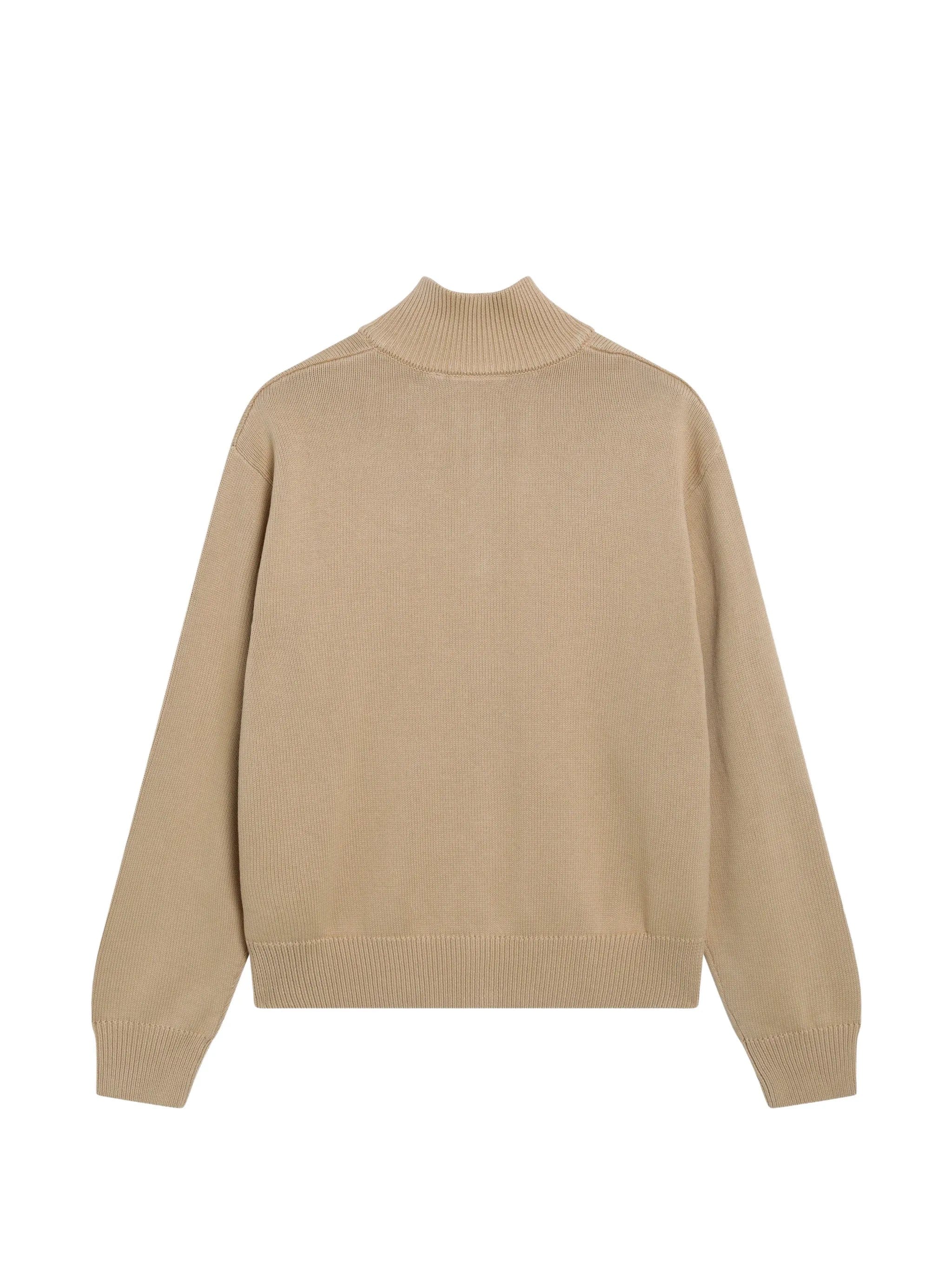 Carhartt WIP logo - embroidered zip - up sweater