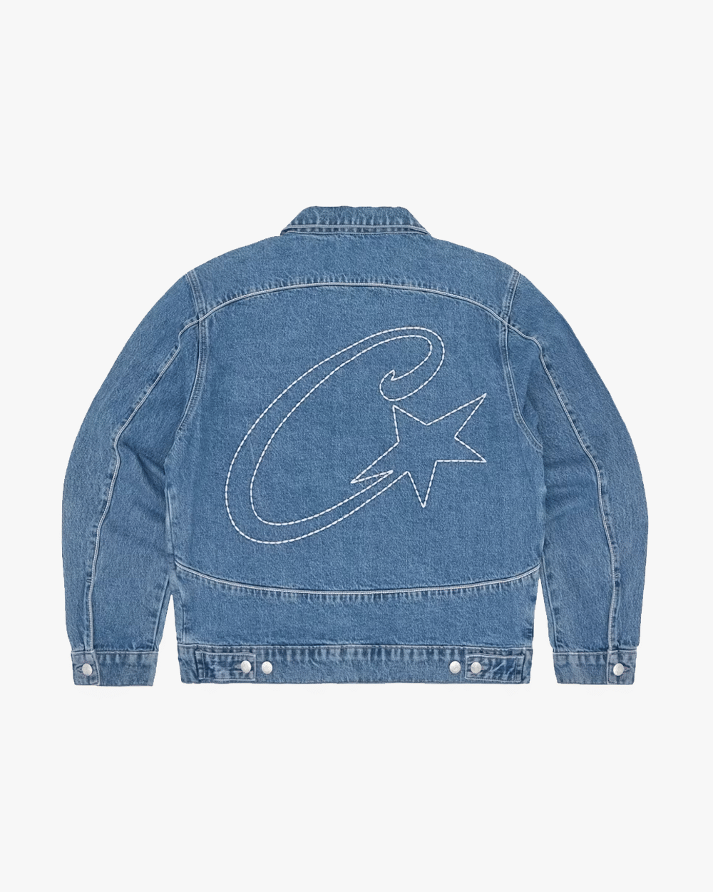 CORTEIZ C - STAR DENIM TRUCKER JACKET WASHED BLUE