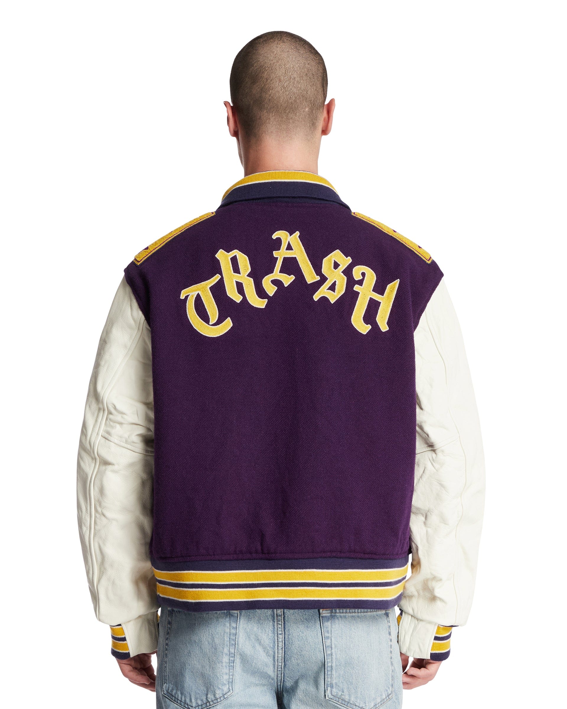 Needles Giacca Varsity Con Ricami Viola