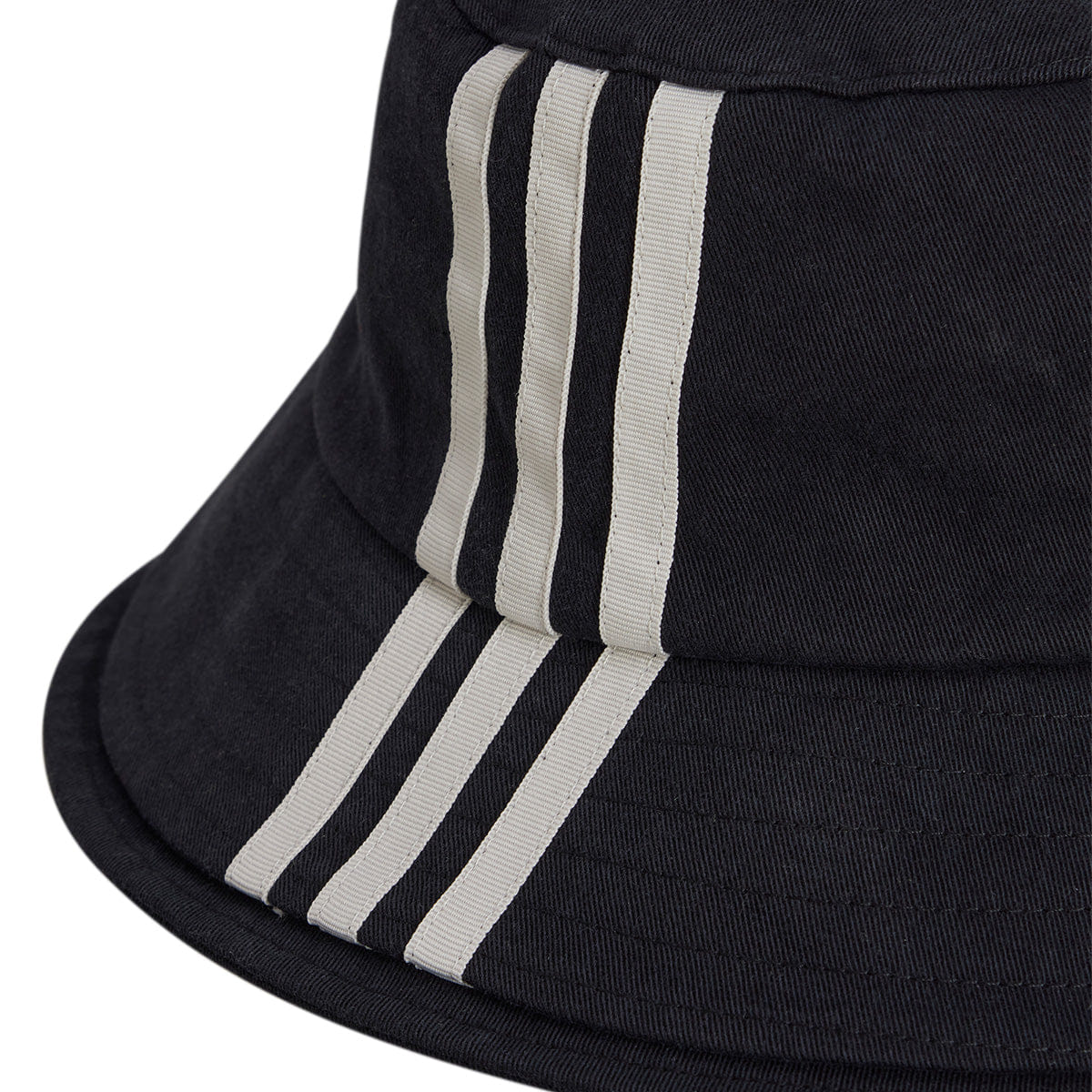 Y-3 3 - Stripes Bucket Hat Black